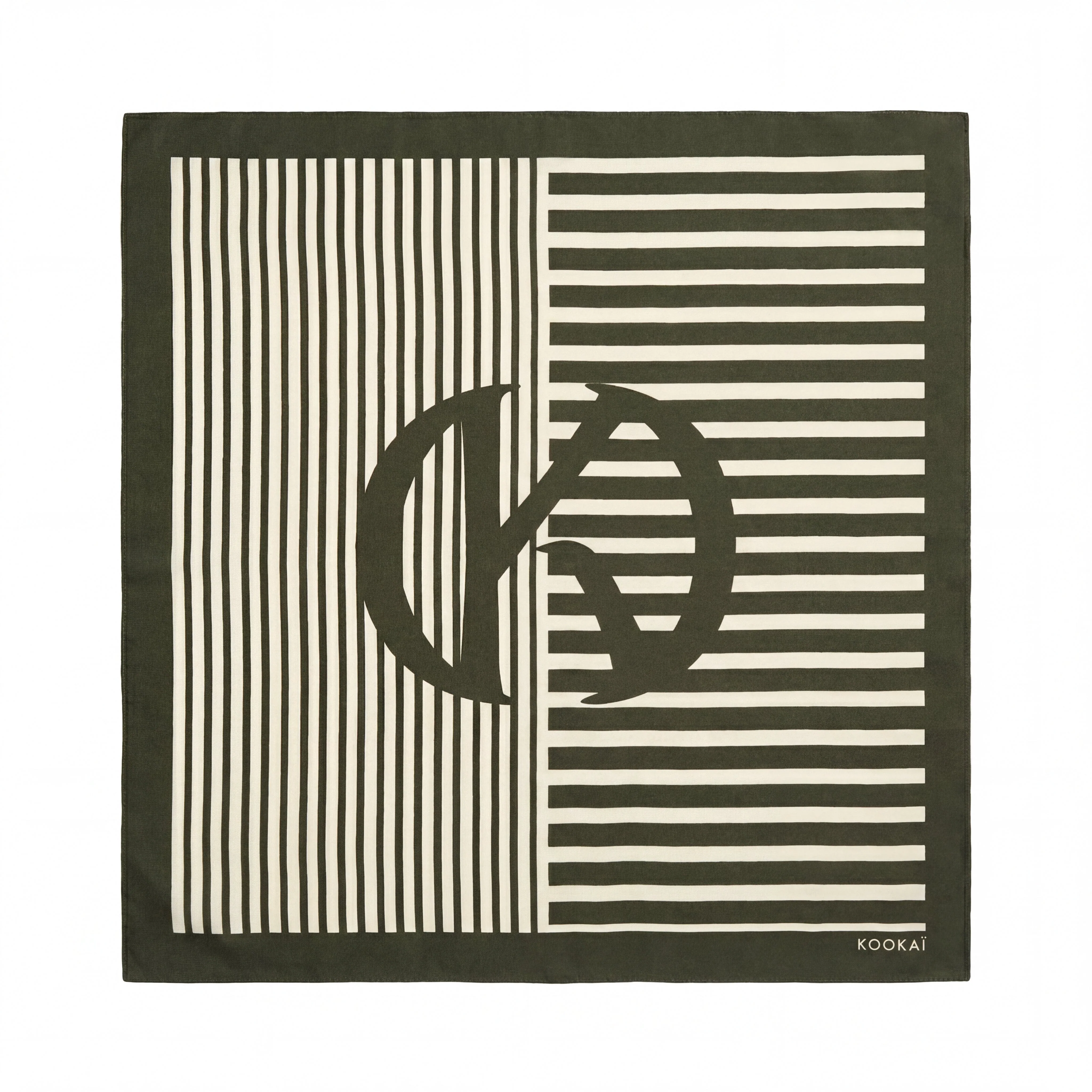 FOULARD COTON MODAL - COOPER - KAKI - Image 2