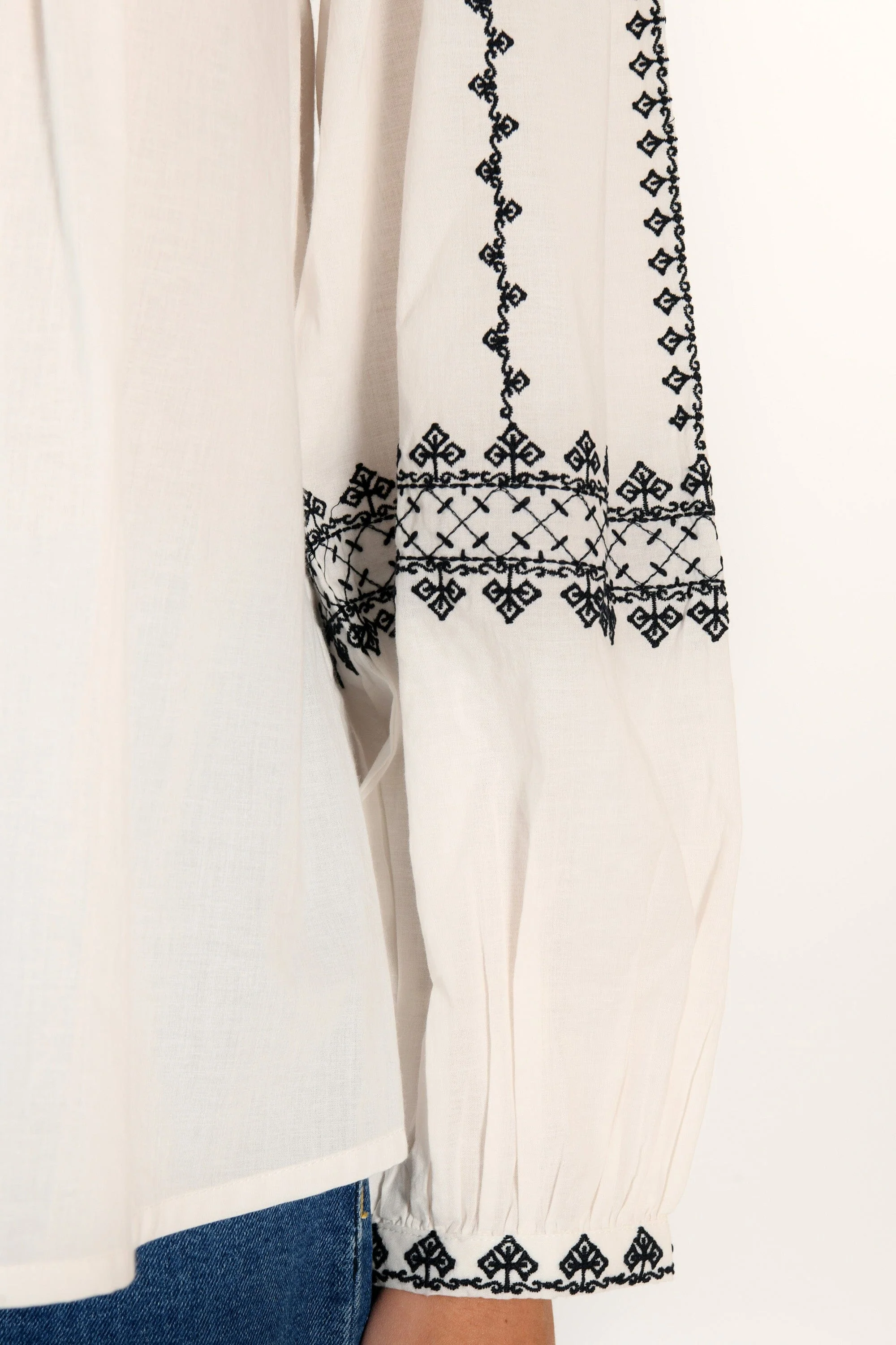 CHEMISIER BRODERIES  - AICHA - BLANC - Image 5