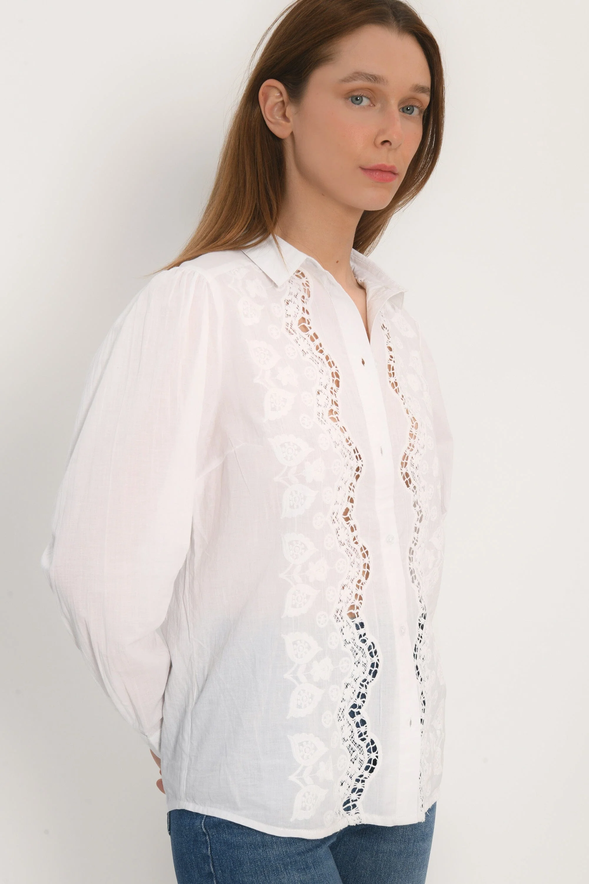 CHEMISIER - AMANDINE - BLANC OPTIQUE - Image 5