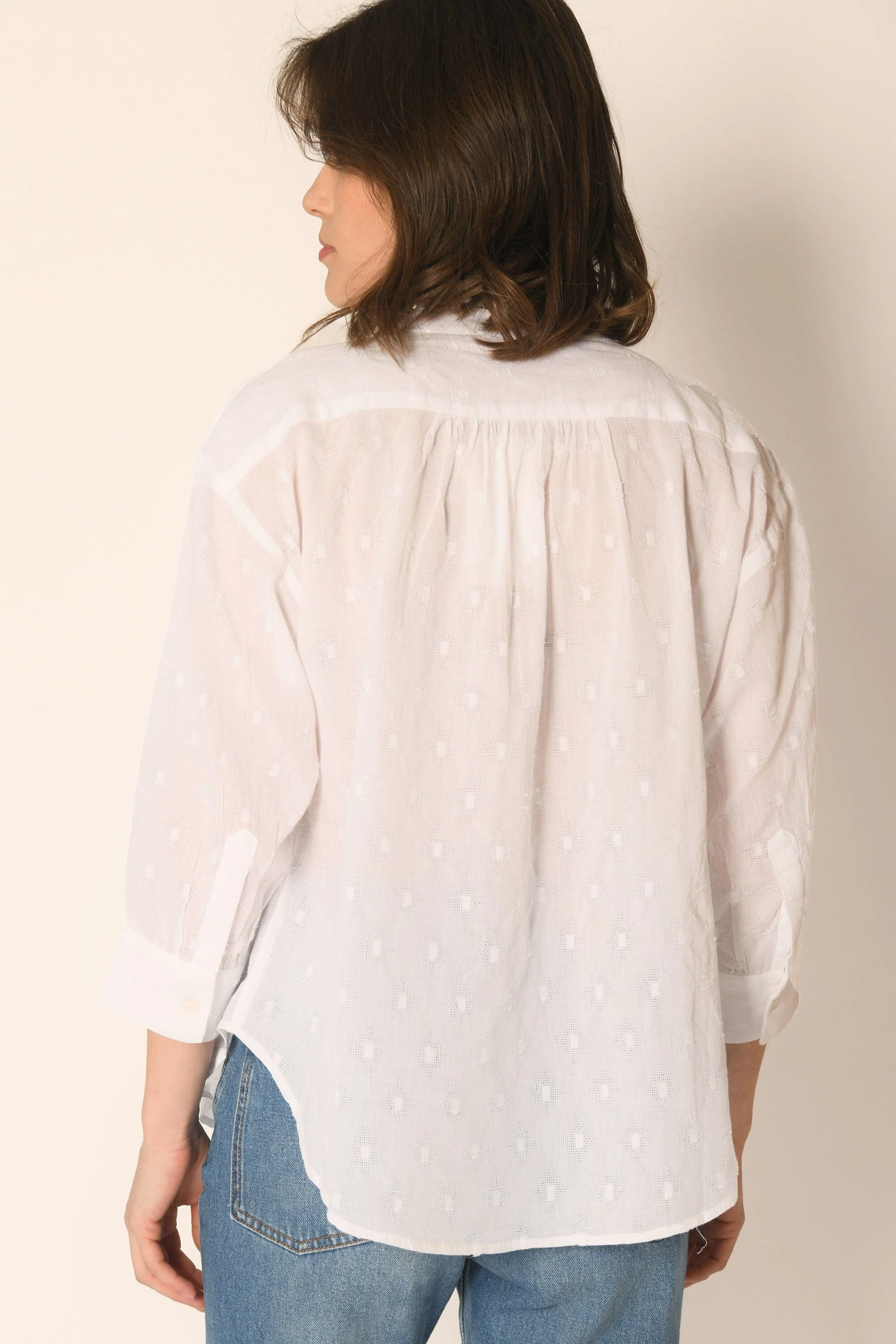 BLOUSE - BLANC - ASSAM - Image 6