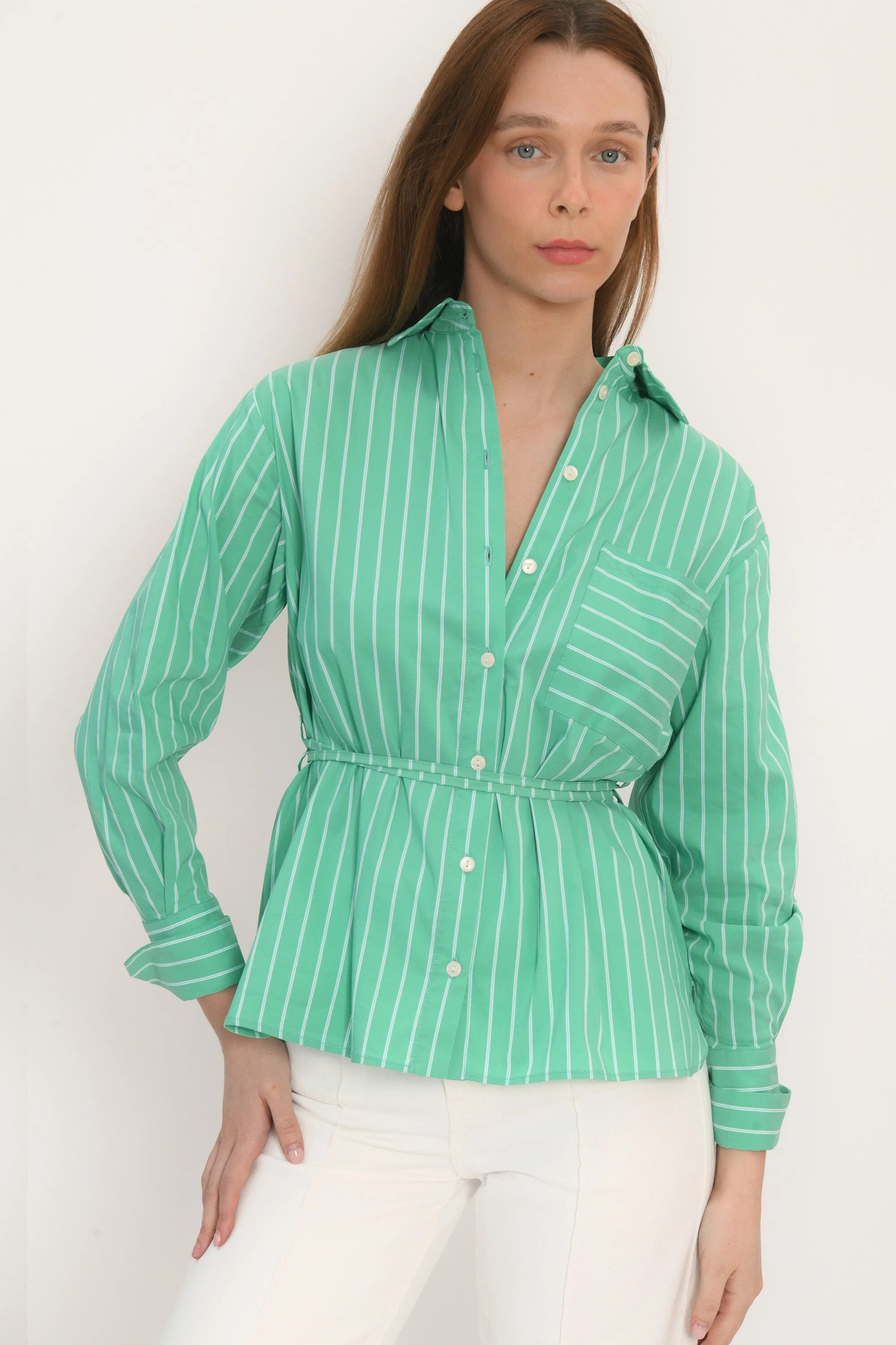 CHEMISE - AUSTIN - VERT - Image 5