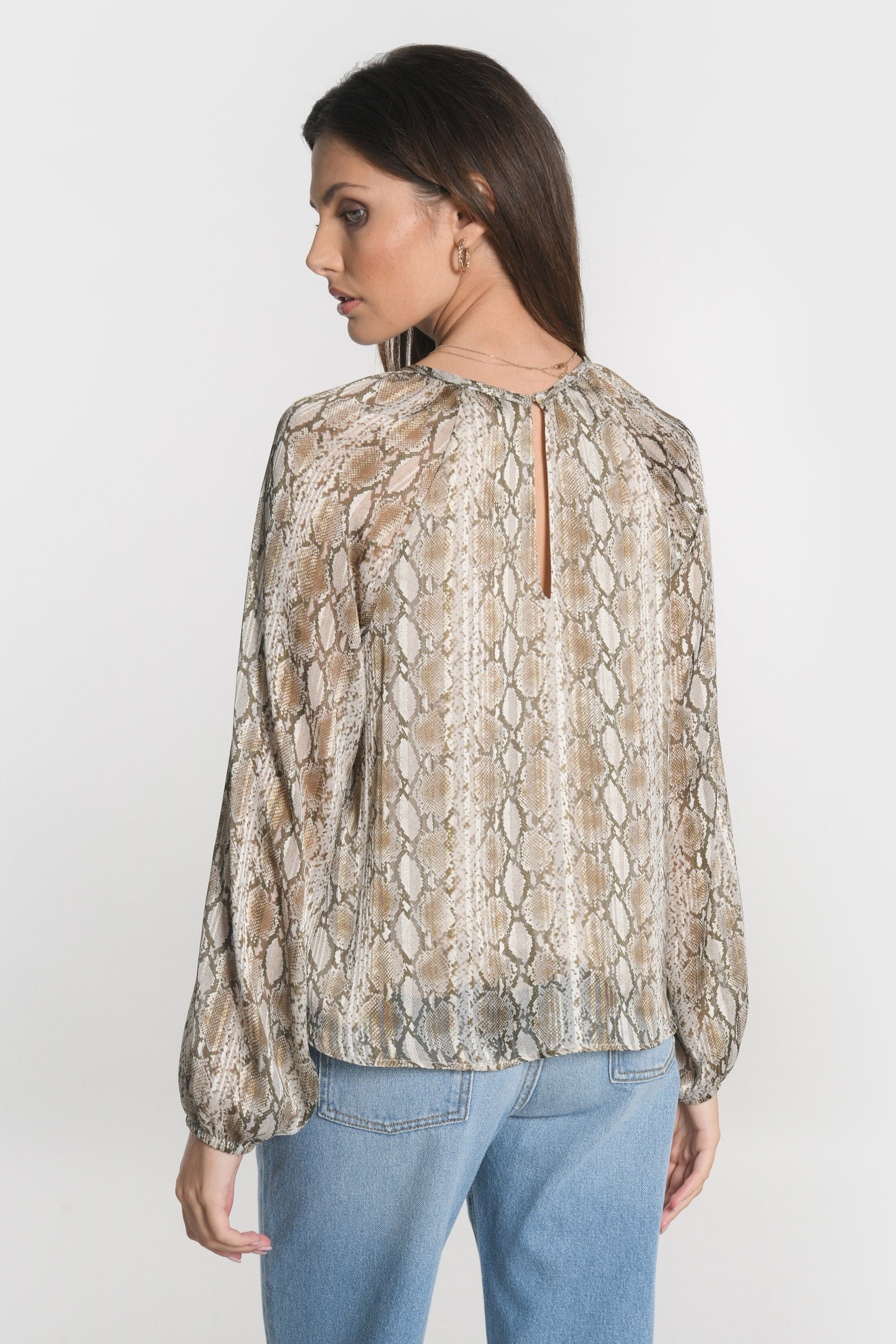 BLOUSE HENNA BEIGE - Image 4