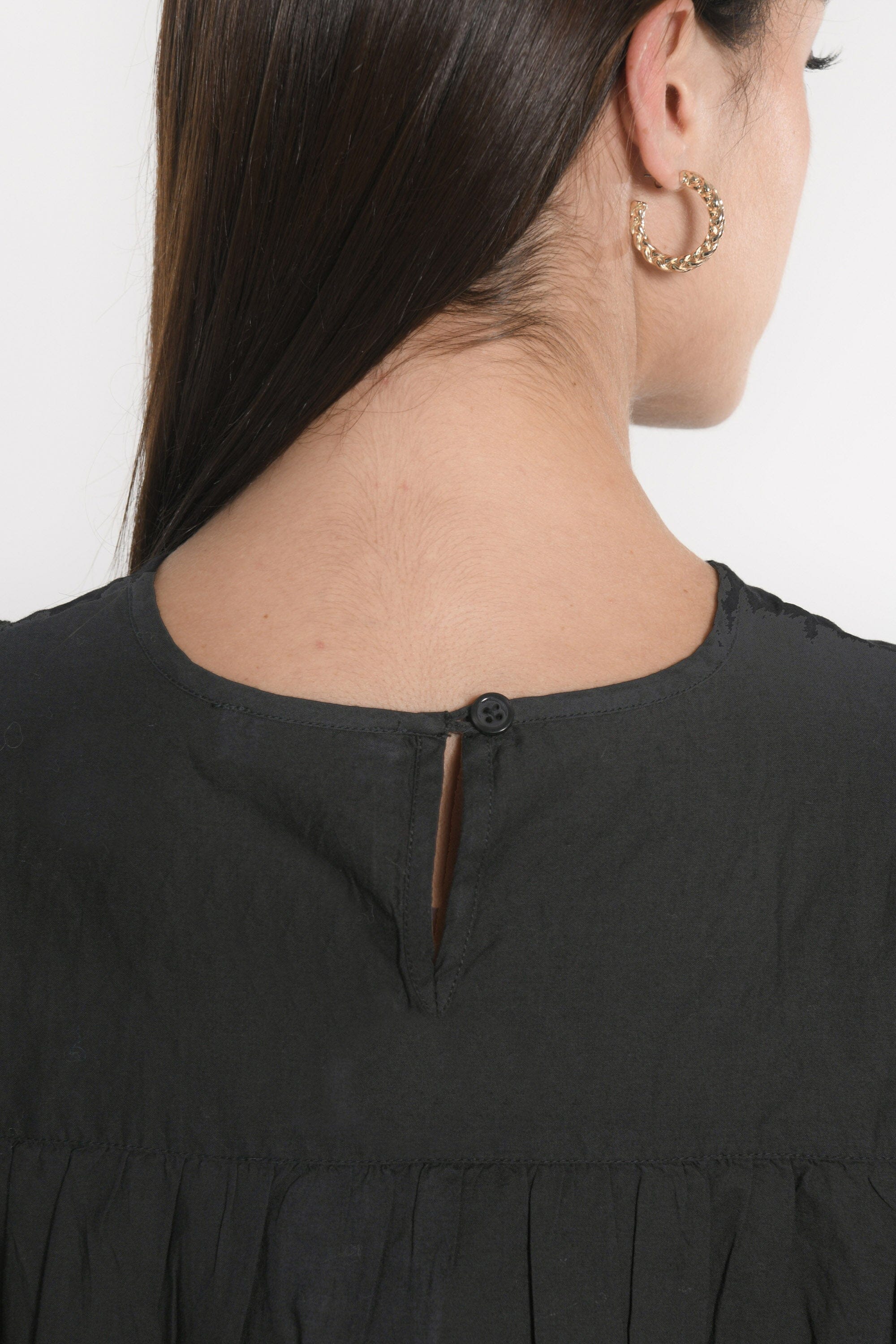 CHEMISIER BLOUSE HELENA NOIR - Image 6