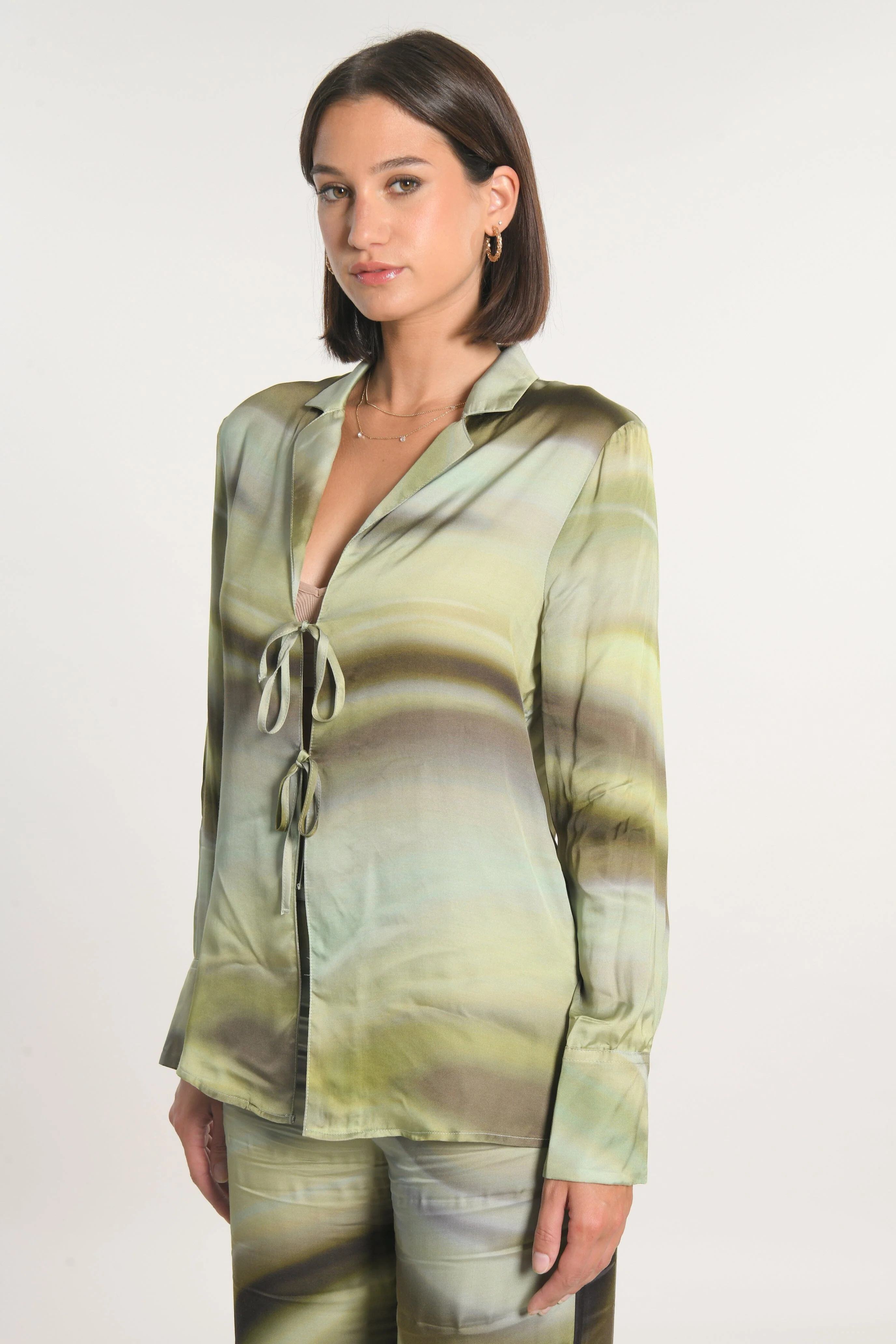 CHEMISE NIKITA IMPRIMÉ 70s MULTI KAKI - Image 3
