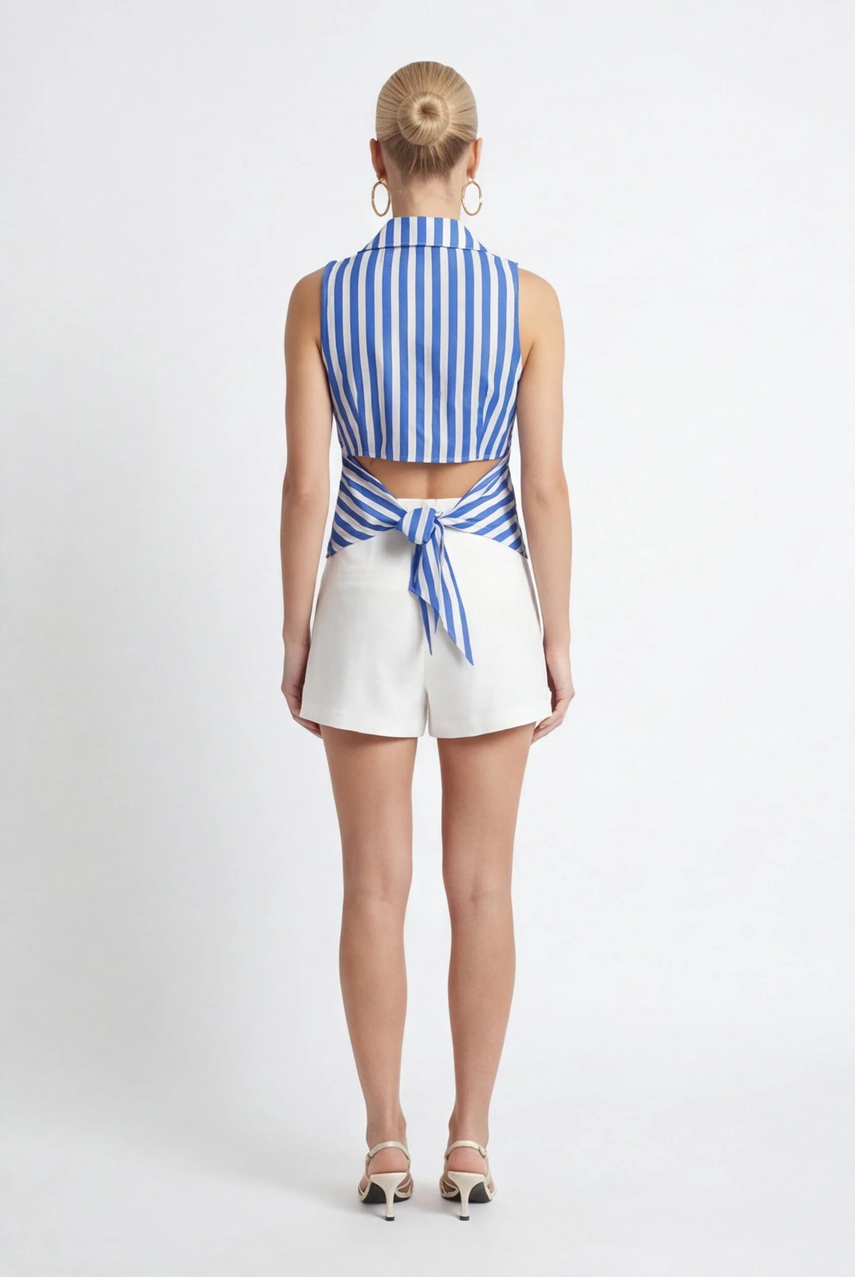 CHEMISE DOS NUS - CALVIN - BLEU - Image 2