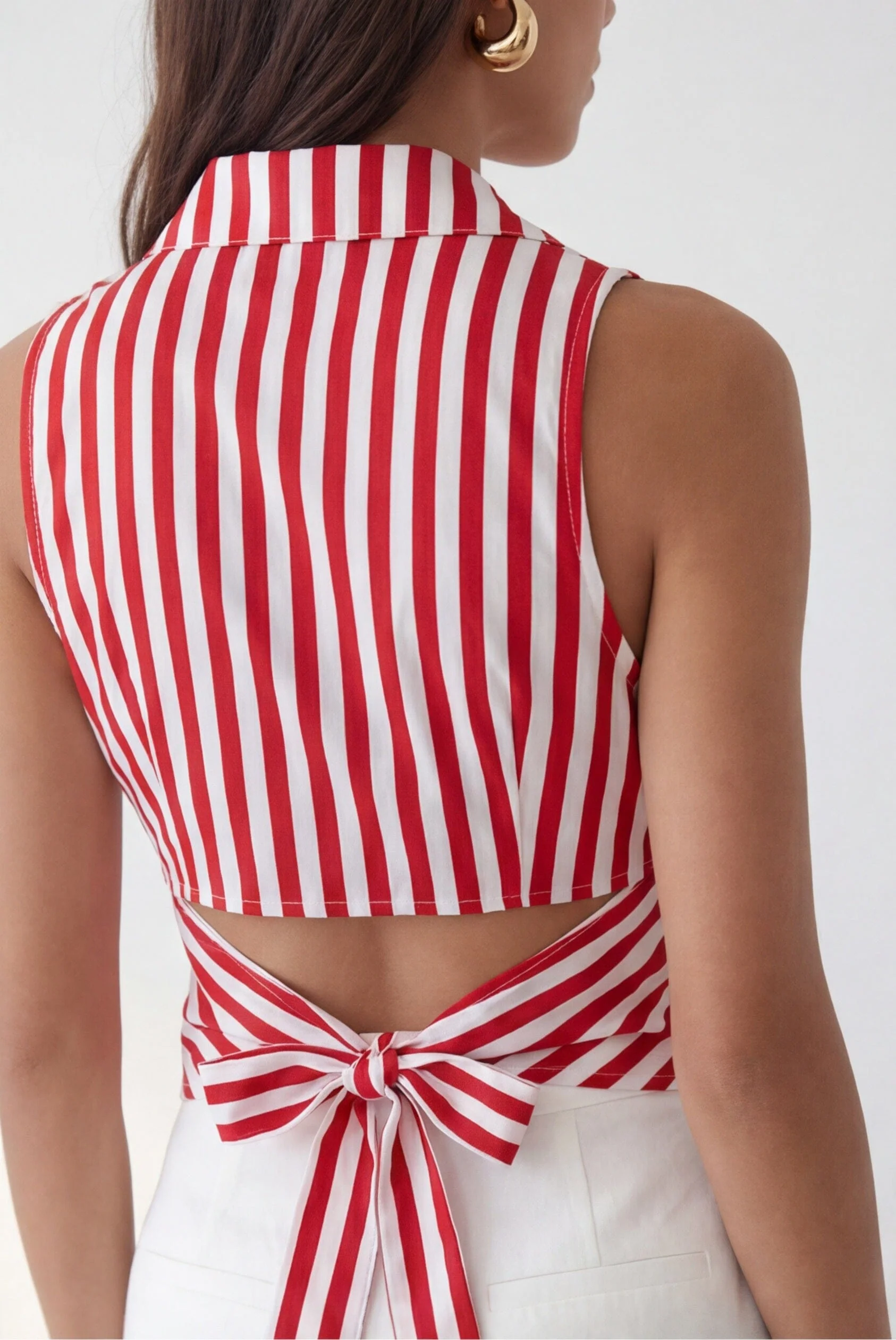 CHEMISE DOS NUS - CALVIN - ROUGE - Image 2