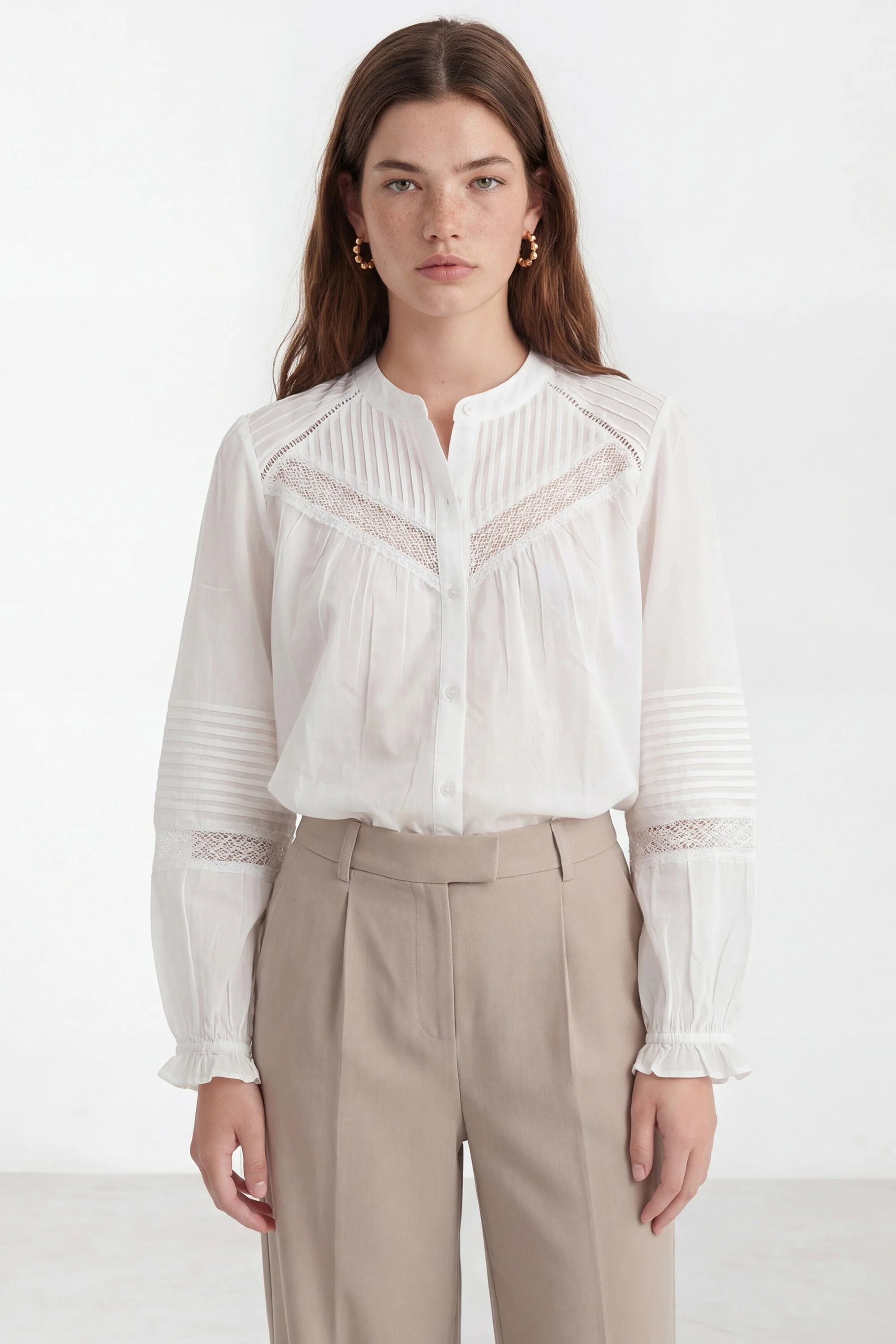 CHEMISIER BOHO - CHARMA - BLANC - Image 3
