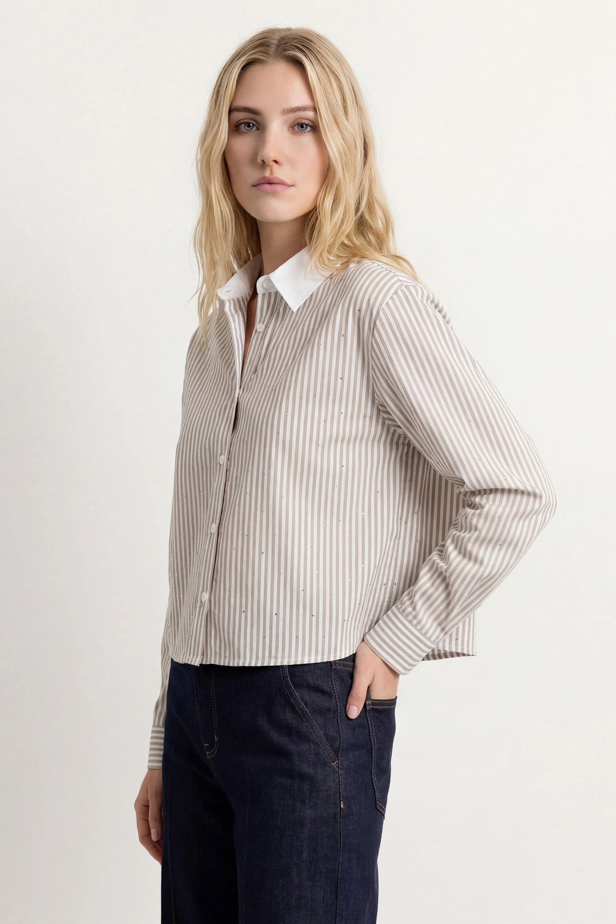 CHEMISIER - CLAIRE - BEIGE - Image 2