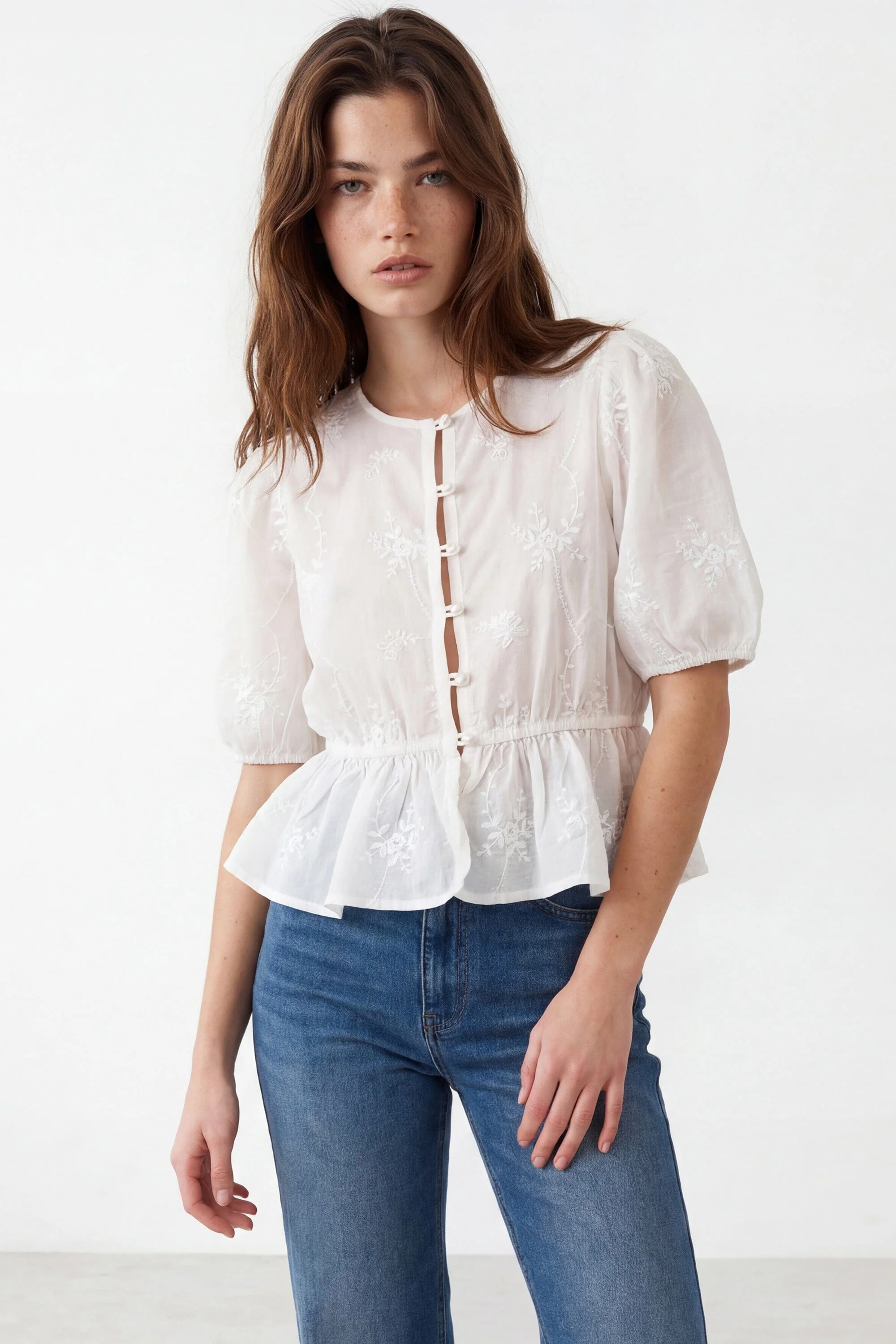 CHEMISE BOHEME - CLAUDIE - BLANC