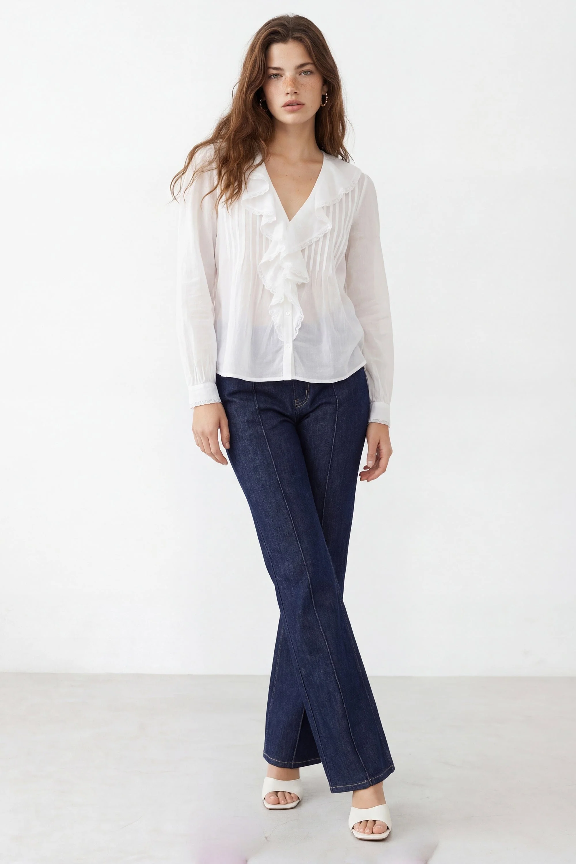 CHEMISIER BOHEME - CRESCENT - BLANC - Image 2