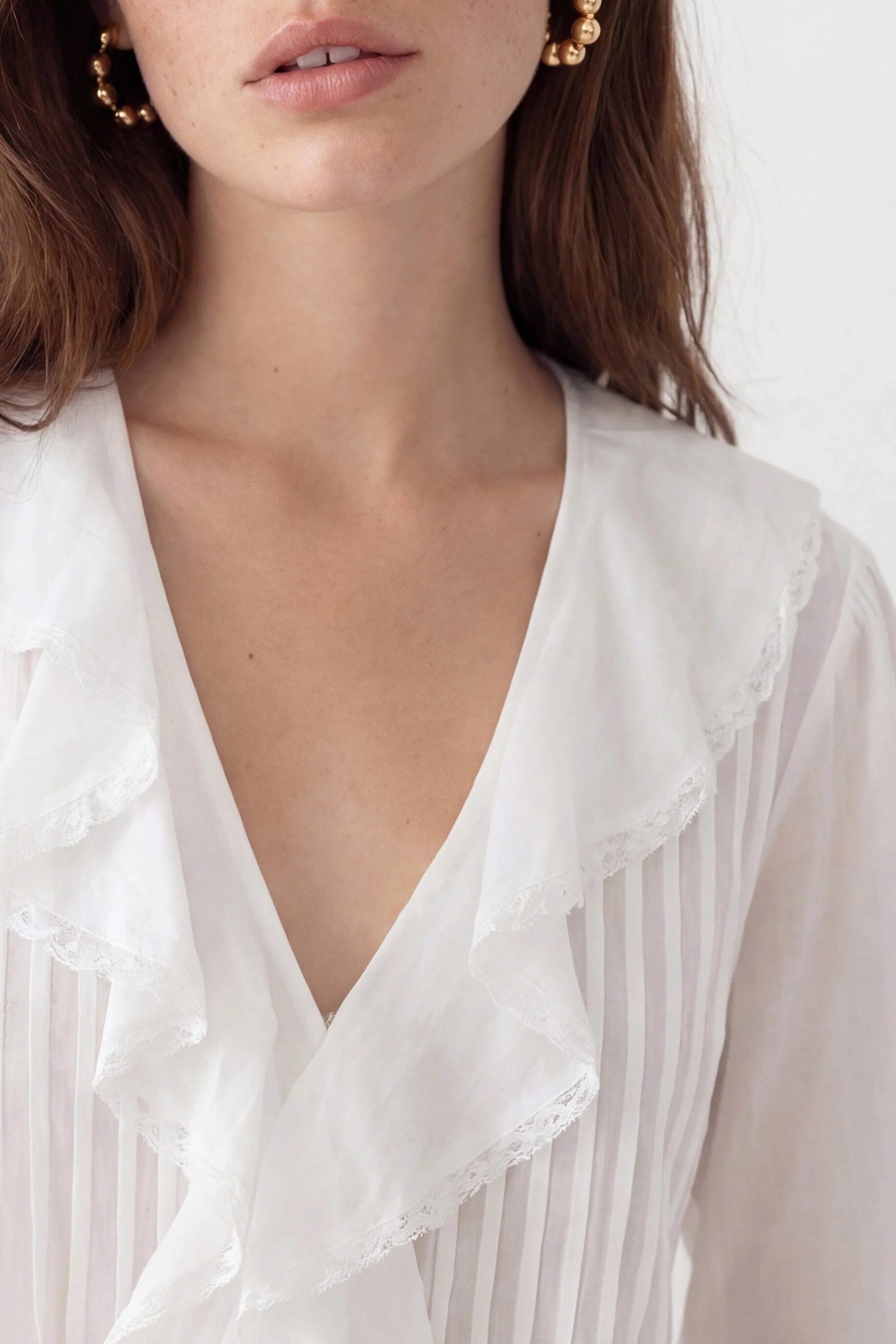 CHEMISIER BOHEME - CRESCENT - BLANC - Image 4