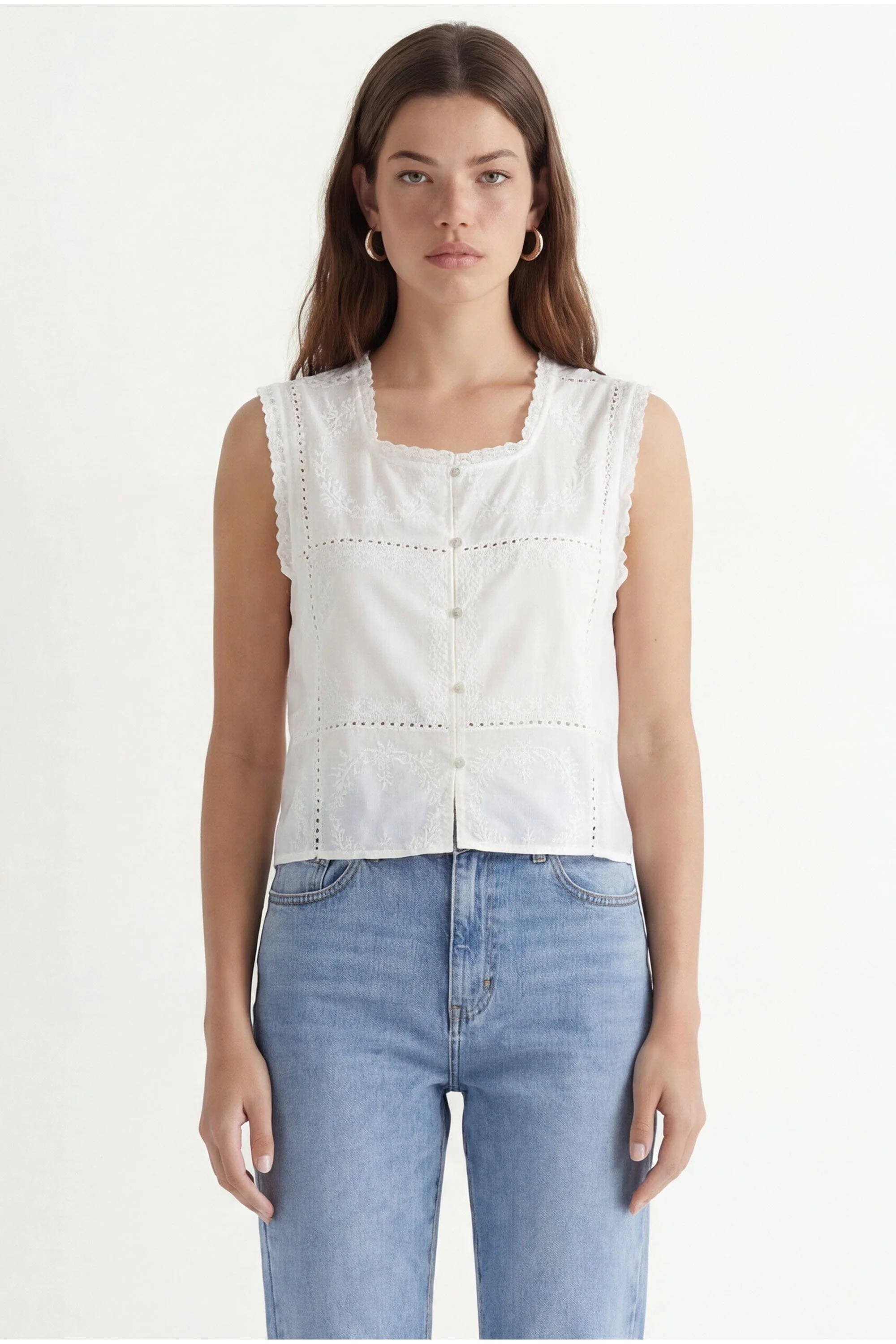 BLOUSE - CRESTA - CREME - Image 3