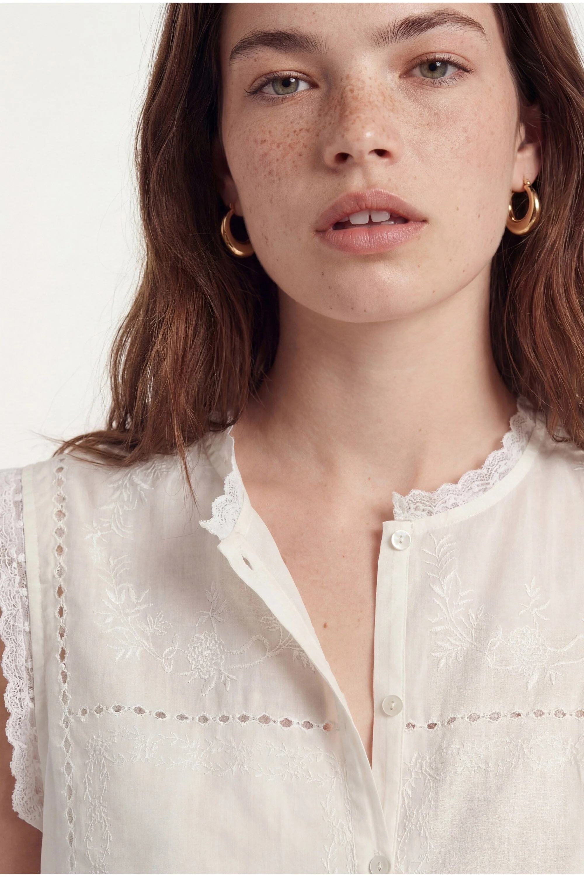 BLOUSE - CRESTA - CREME - Image 5