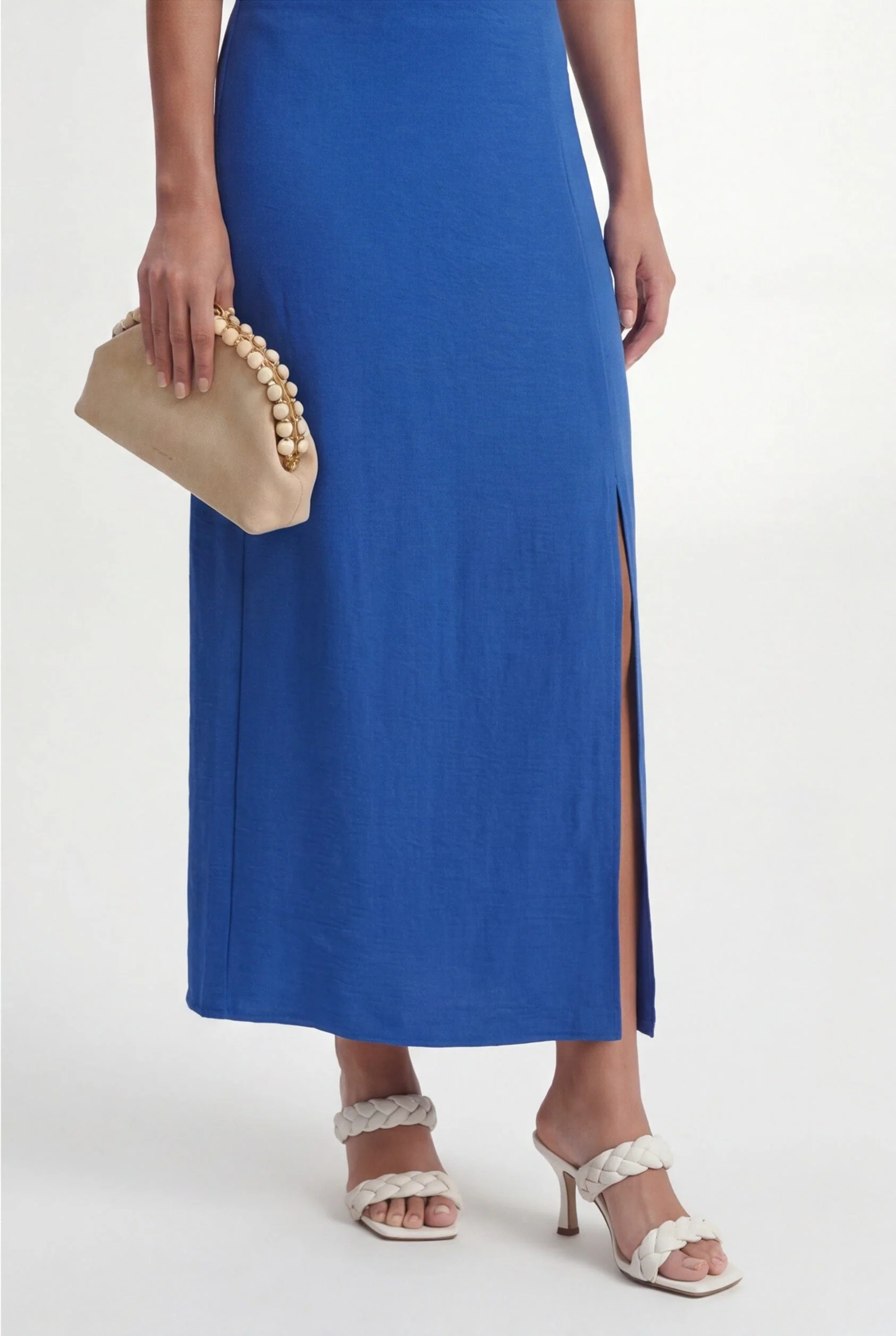 JUPE MIDI - CANDY - COBALT - Image 2