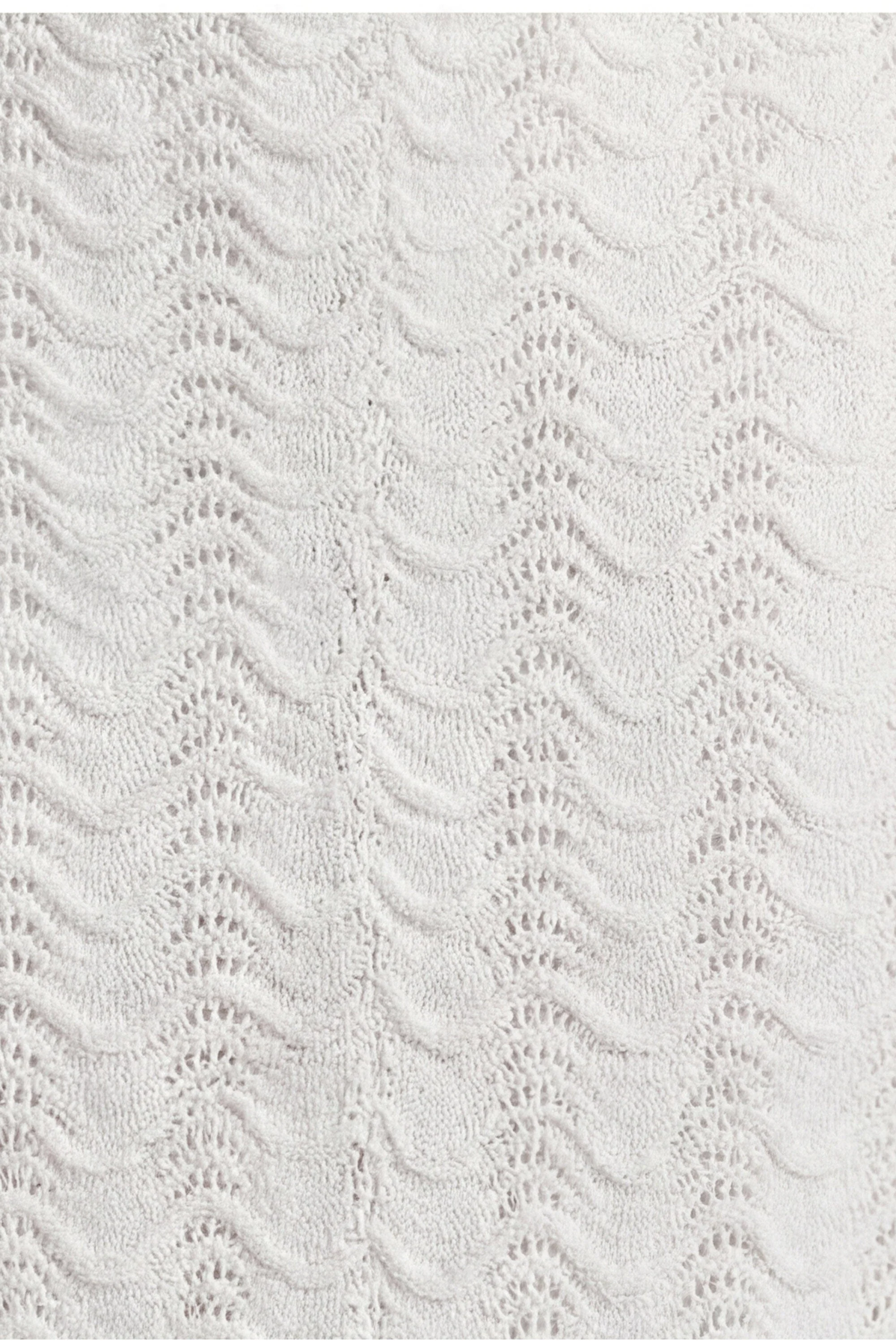 JUPE MAILLE DENTELLE - CHLOTILDA - ECRU - Image 4