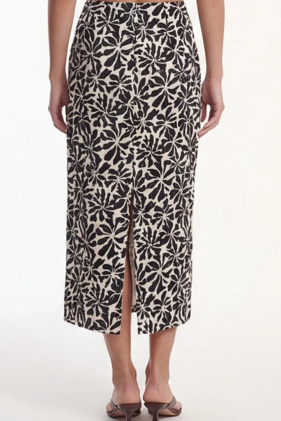 JUPE MIDI - CLARISSA - NOIR - Image 5