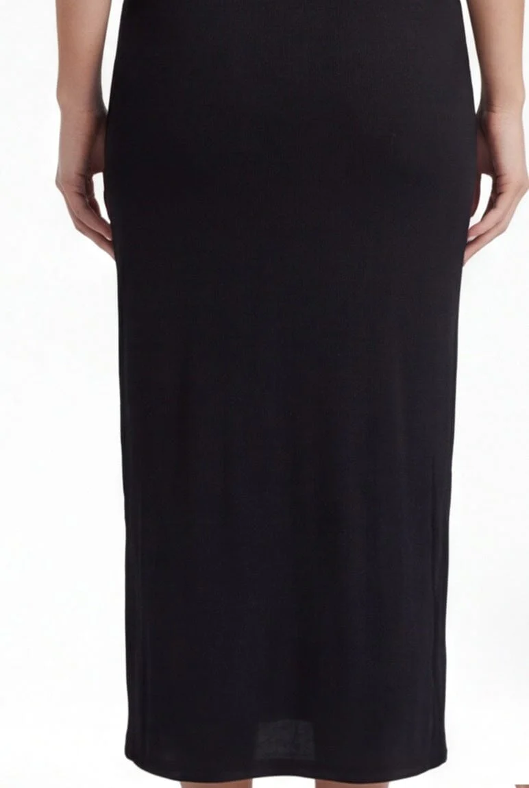 JUPE MIDI - COSIMA - NOIR - Image 3