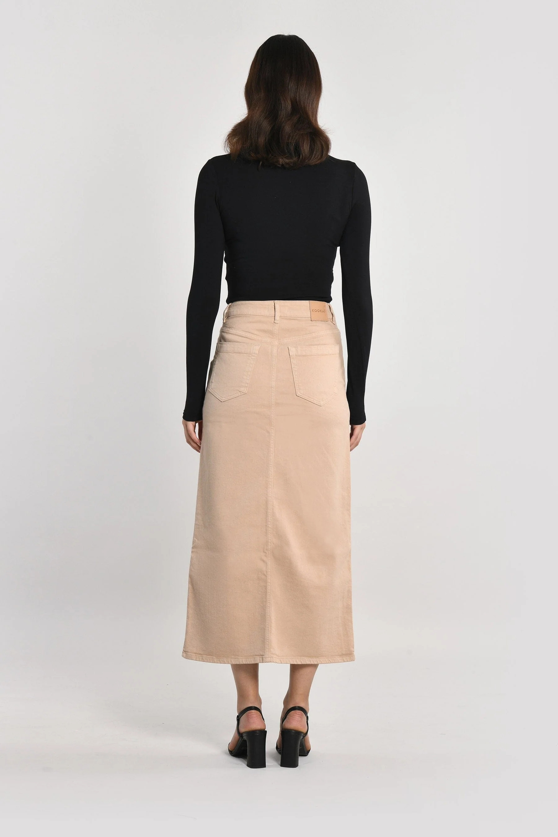JUPE MIDI SPORTSWEAR THADEE CAMEL - Image 6