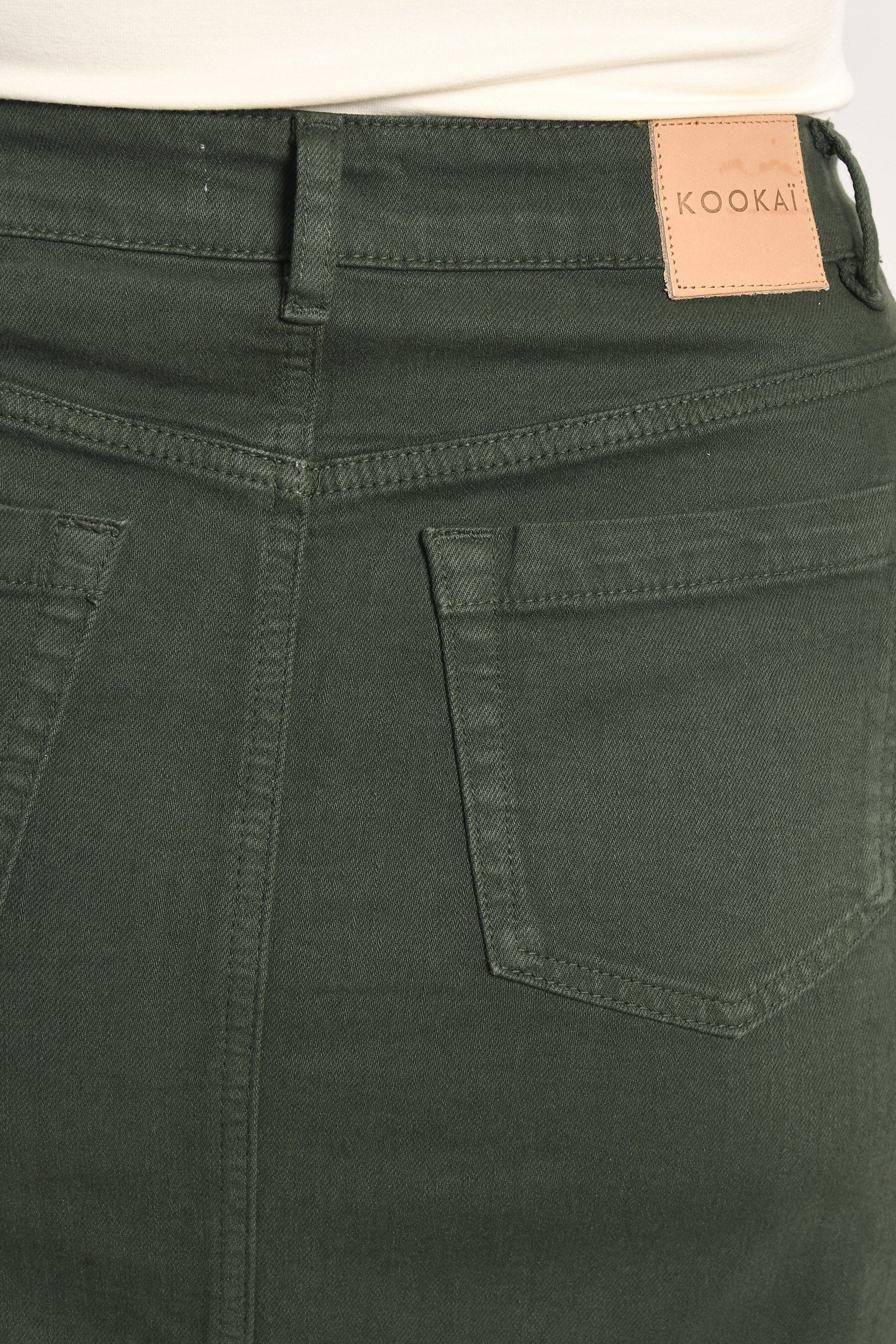 JUPE MIDI SPORTSWEAR THADEE KAKI - Image 5