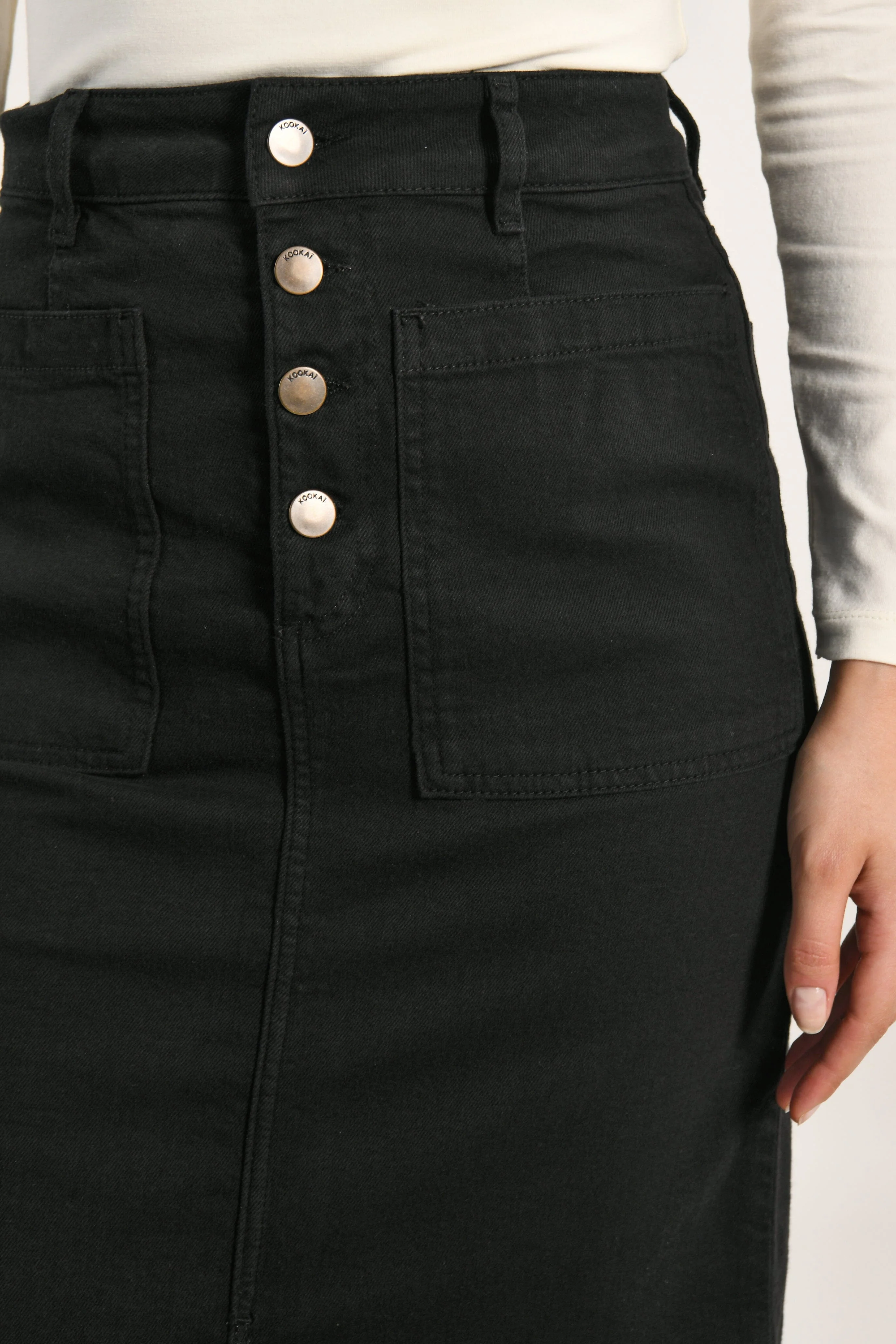 JUPE MIDI SPORTSWEAR THADEE NOIR - Image 4