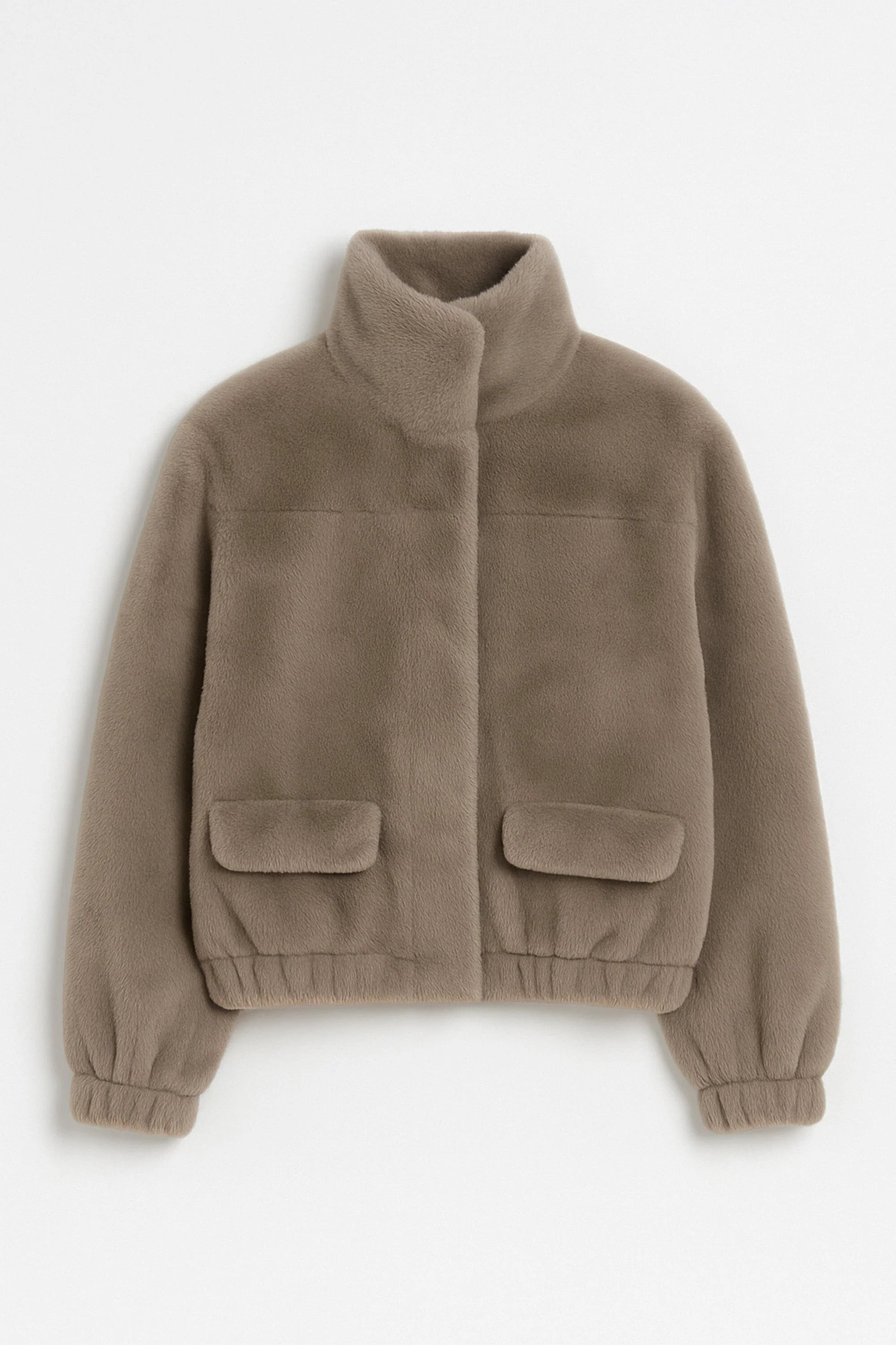 BLOUSON FAUX FUR - MARINA - TAUPE/GRIS - Image 6