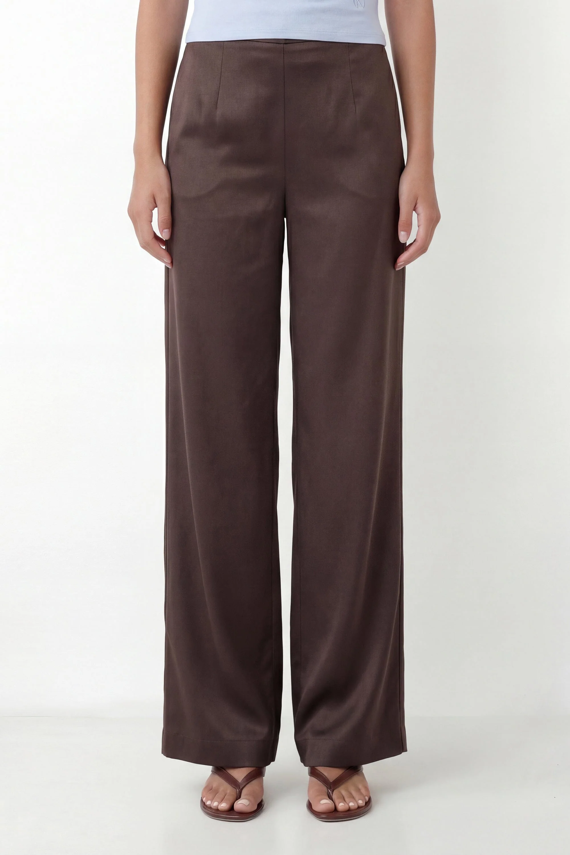 PANTALON - CAPRI - CHOCOLAT - Image 2