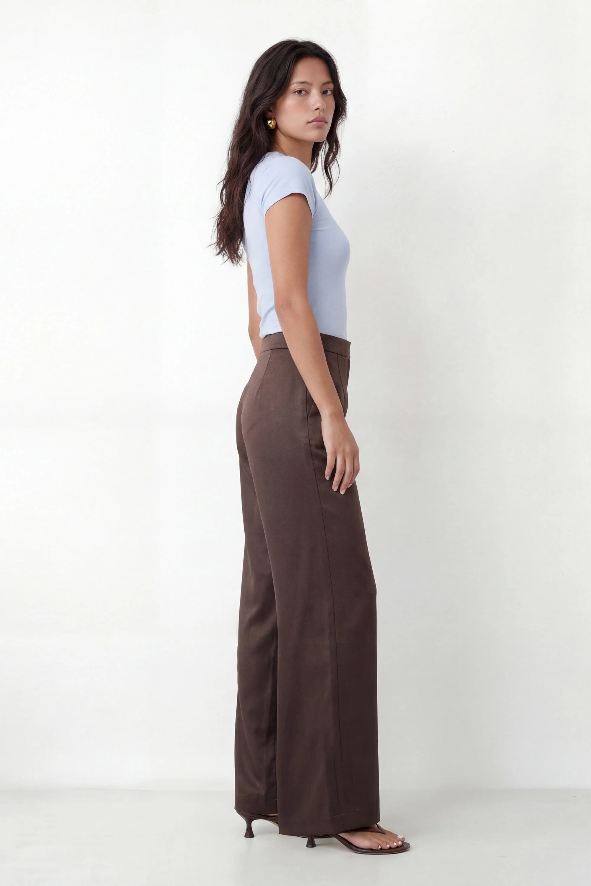 PANTALON - CAPRI - CHOCOLAT - Image 3