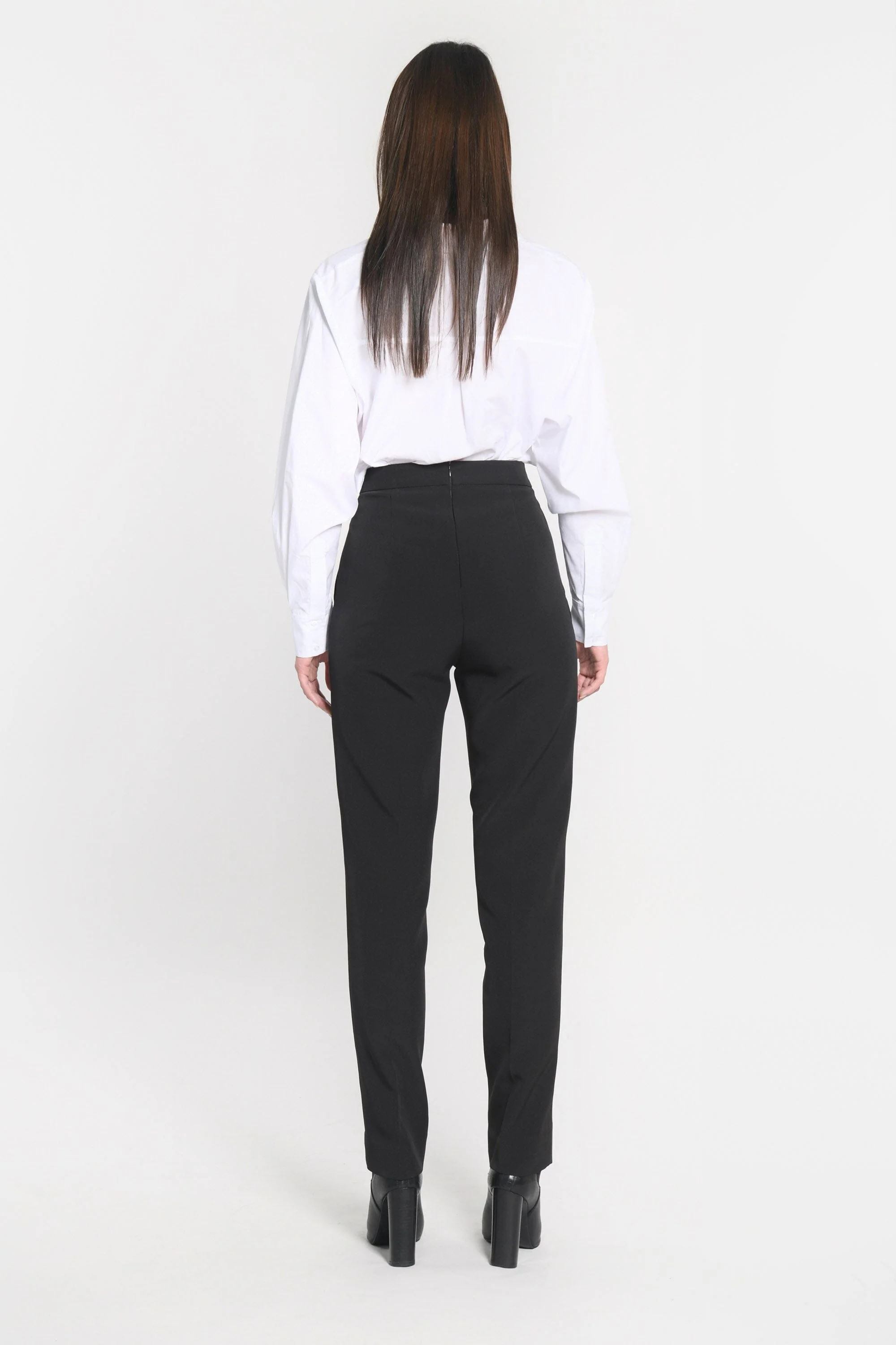 PANTALON CIGARETTE MATHILDA NOIR - Image 4