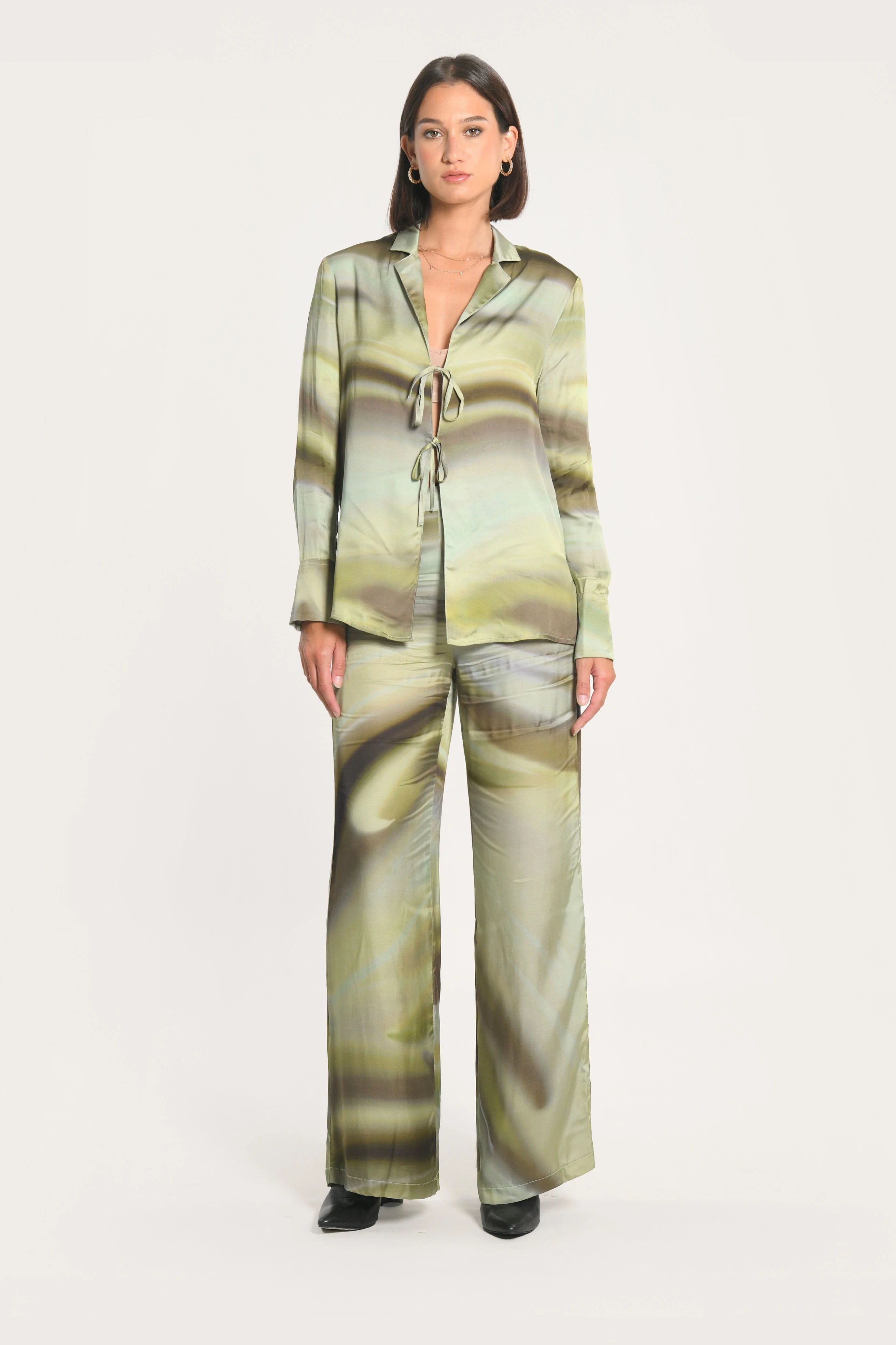 PANTALON NIKITA IMPRIMÉ 70s MULTI KAKI - Image 4