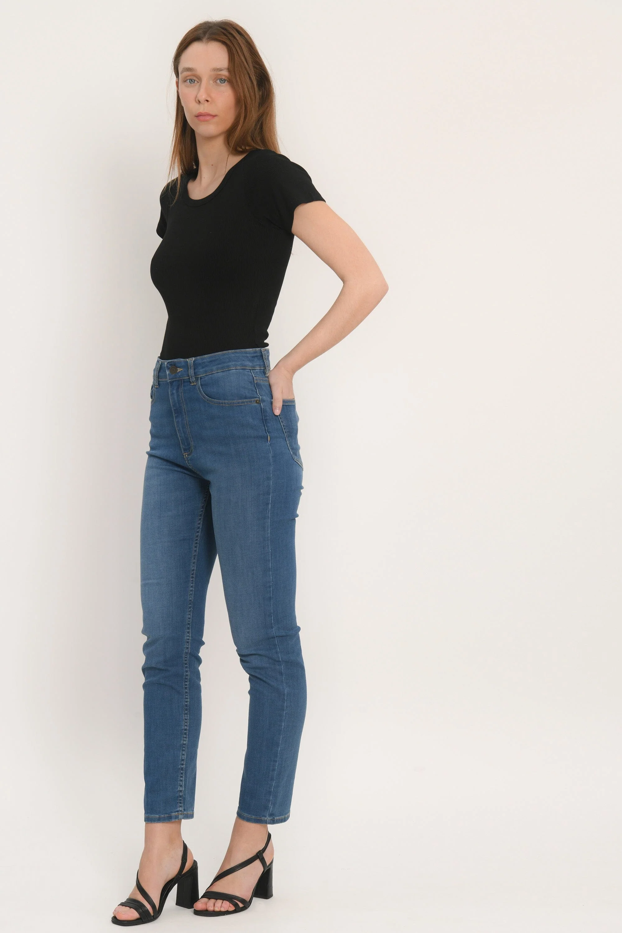 JEAN CROPPED - AZAEL - BLEACH - Image 3