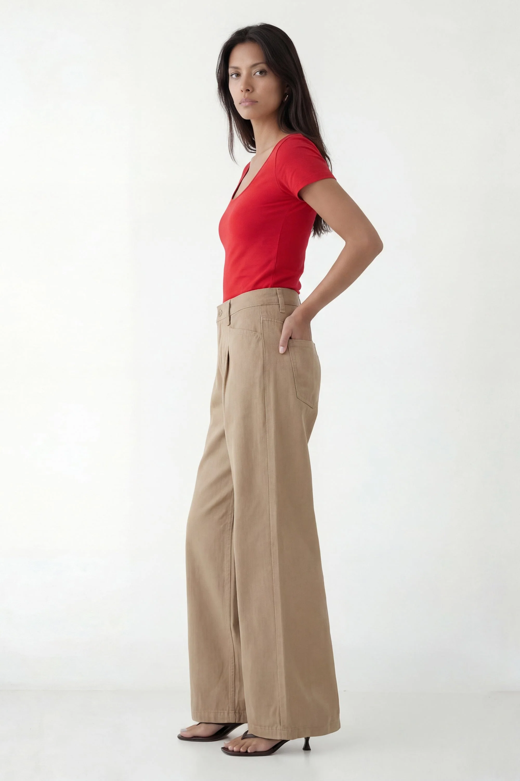 PANTALON - CARLOW - TAUPE - Image 3