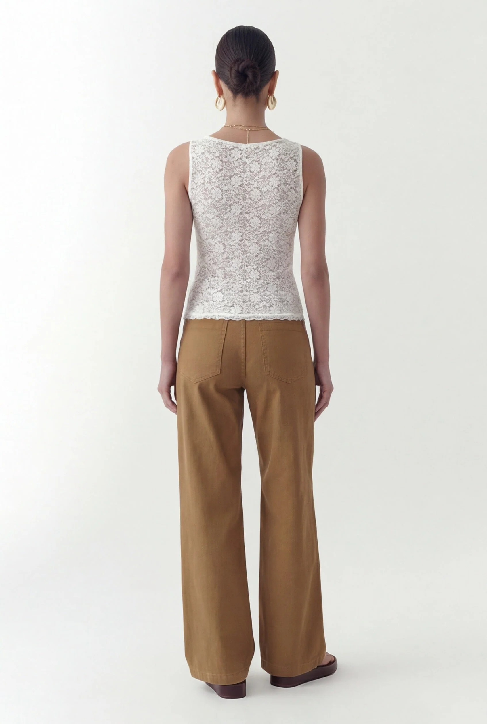 PANTALON - COCONUT - CAMEL - Image 3