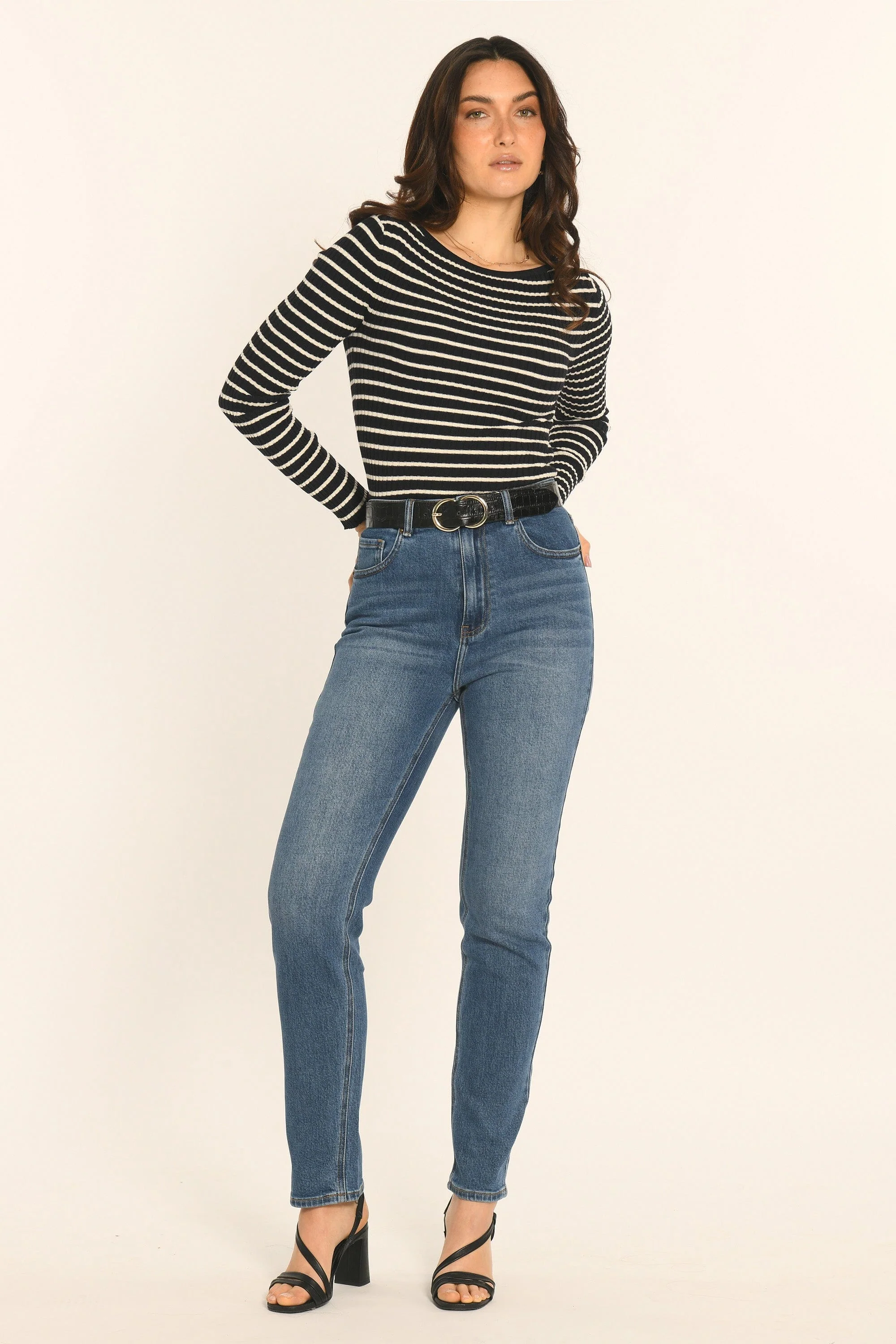 PULL - NAVY/ÉCRU - ALIDA - Image 3