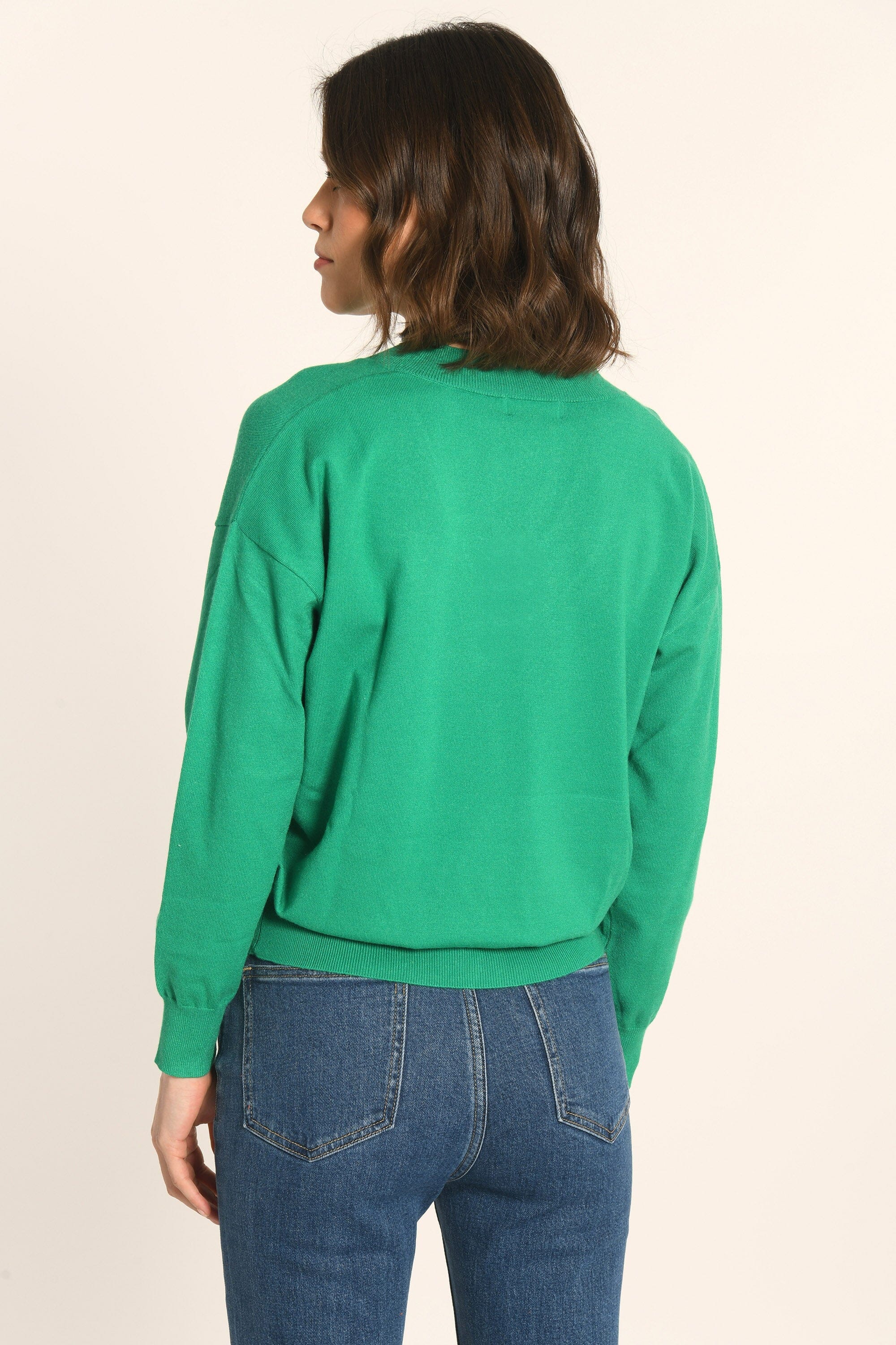 PULL COL V - PRAIRIE - AMELINA - Image 5
