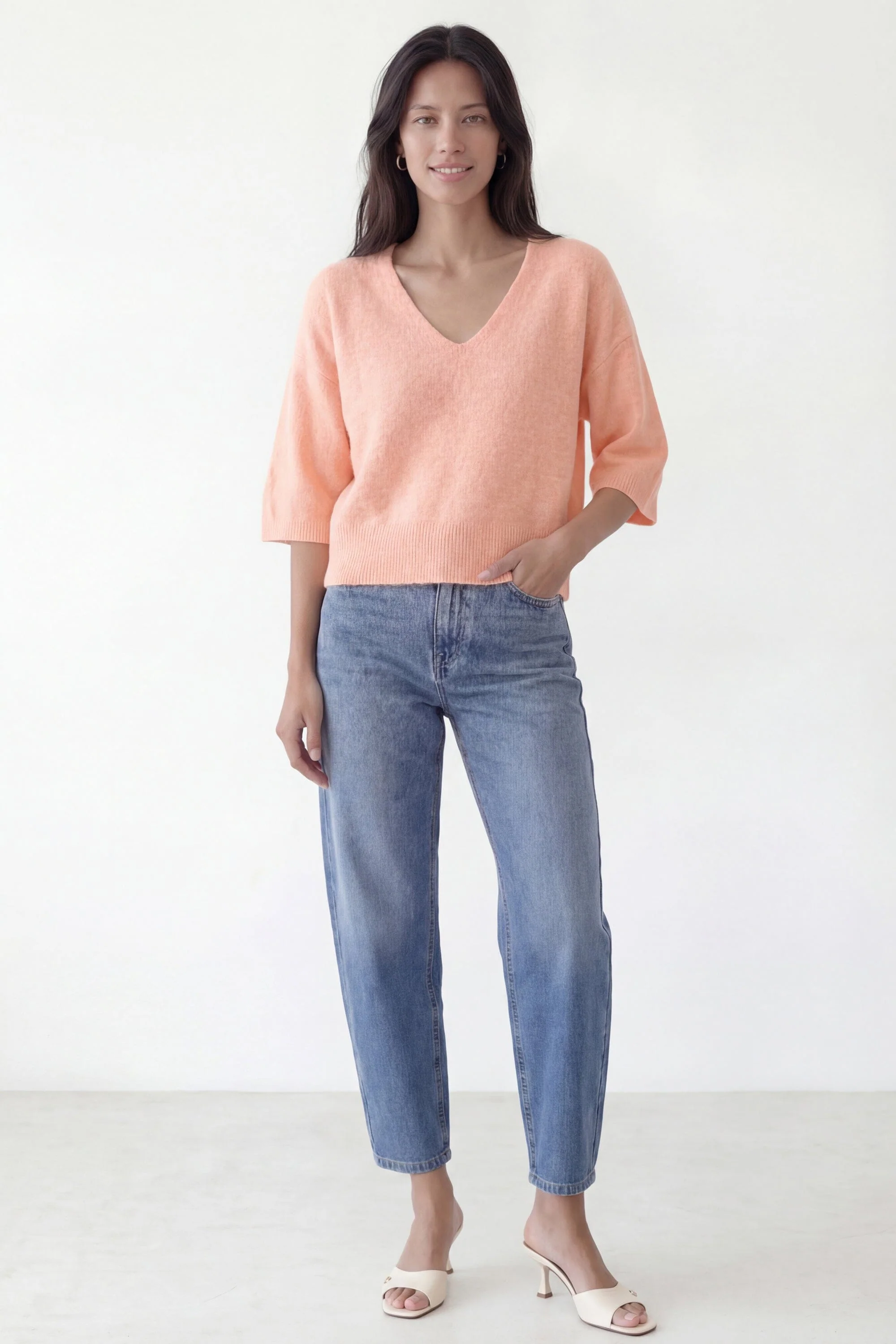 PULL LOOSE - BRUNO - ABRICOT - Image 3