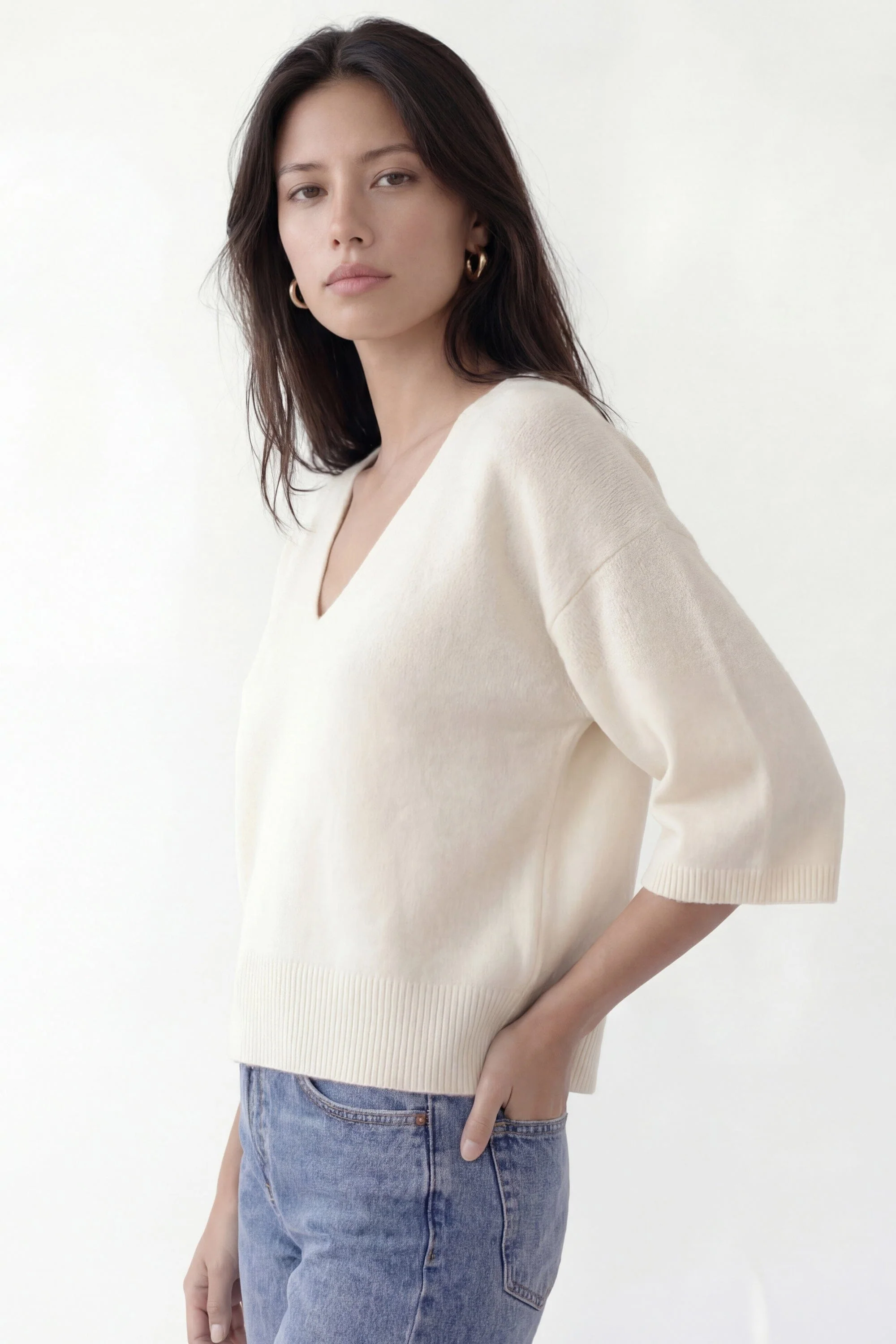 PULL LOOSE - BRUNO - ECRU - Image 2