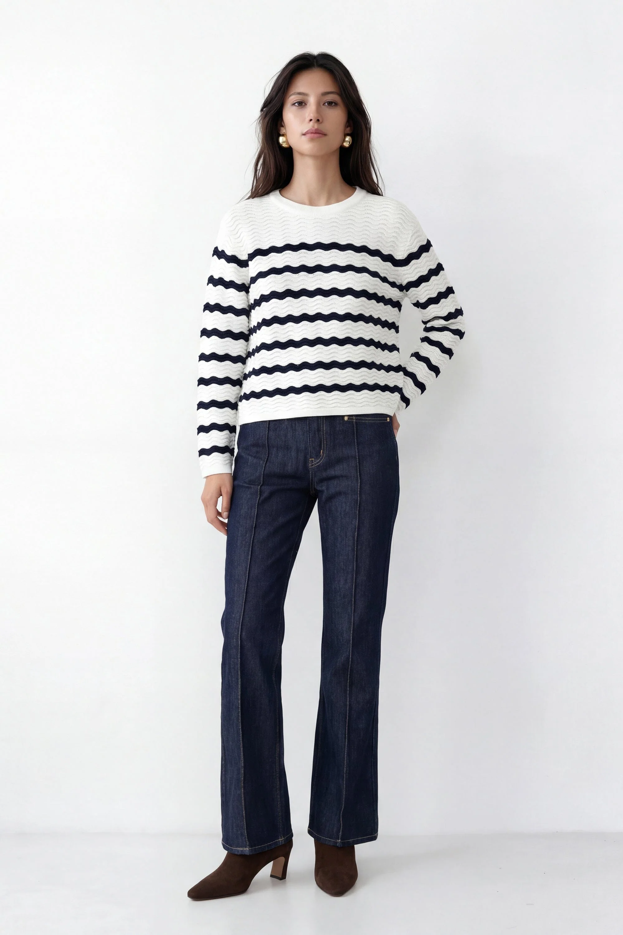 PULL MARINIERE - CAREN - ECRU/MARINE - Image 3
