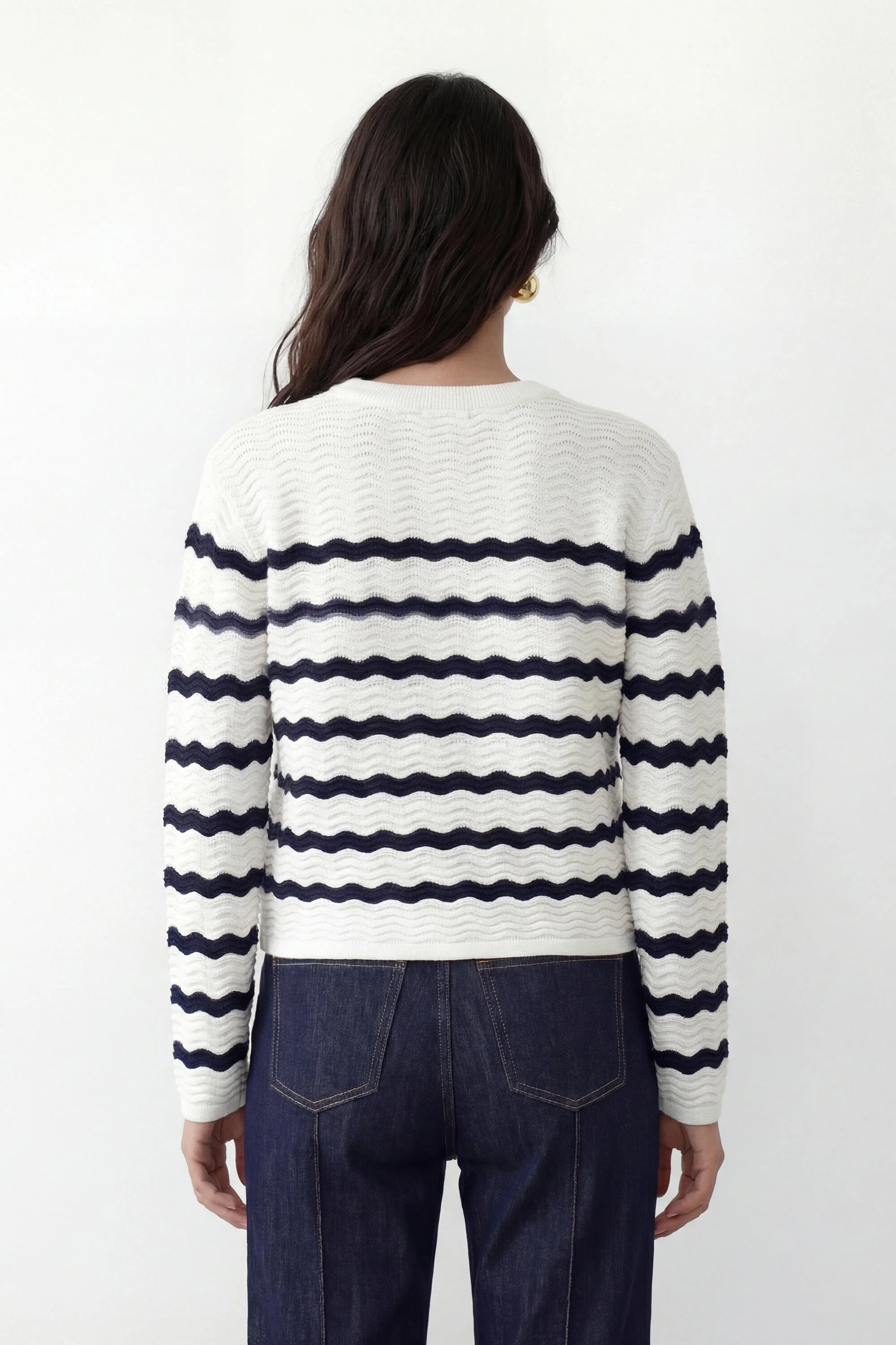 PULL MARINIERE - CAREN - ECRU/MARINE - Image 4