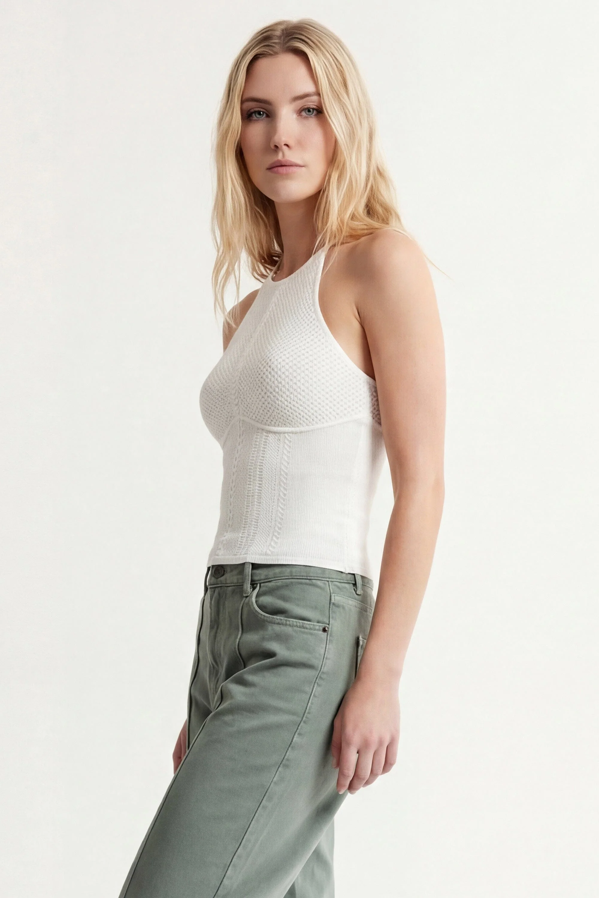 PULL BRETELLES - CARLA - BLANC - Image 4