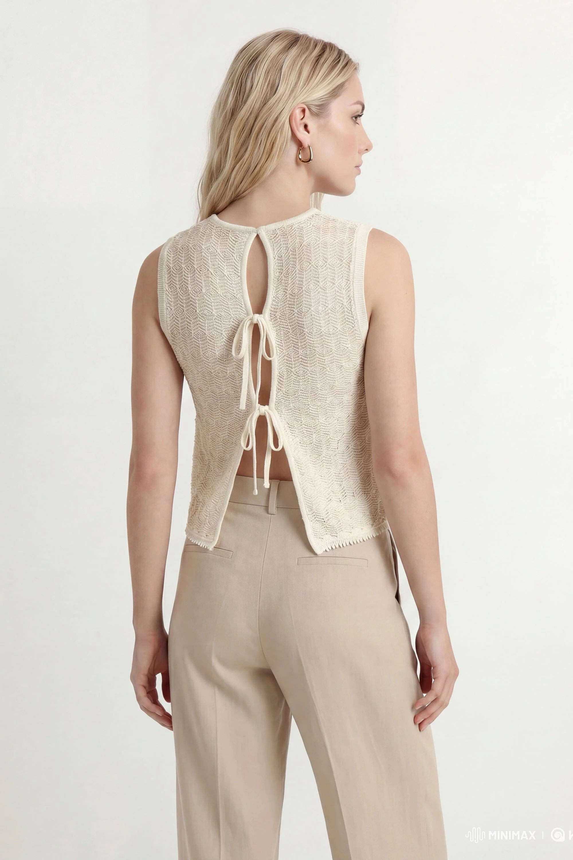 PULL SANS MANCHES - CASILA - ECRU - Image 2