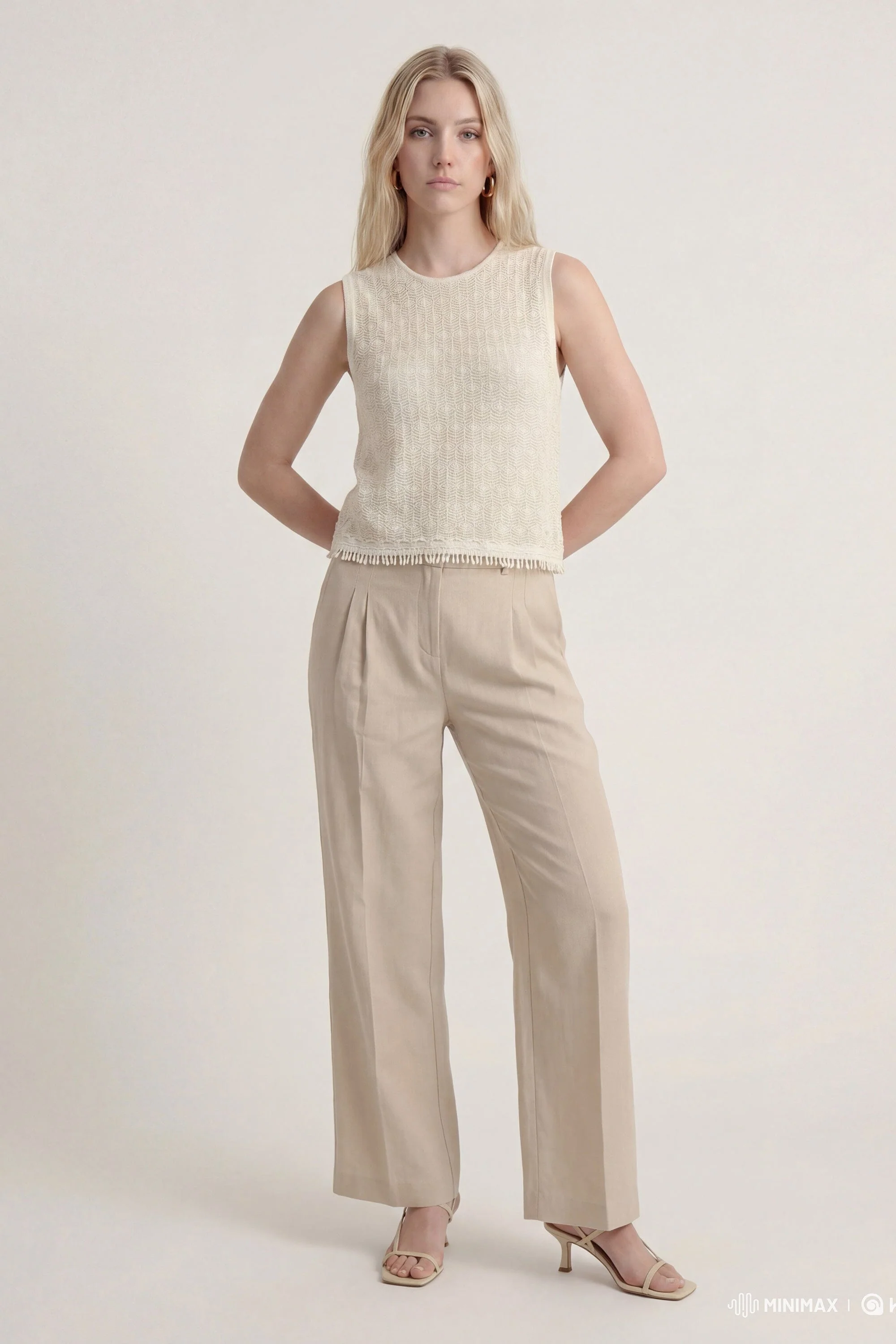 PULL SANS MANCHES - CASILA - ECRU - Image 4