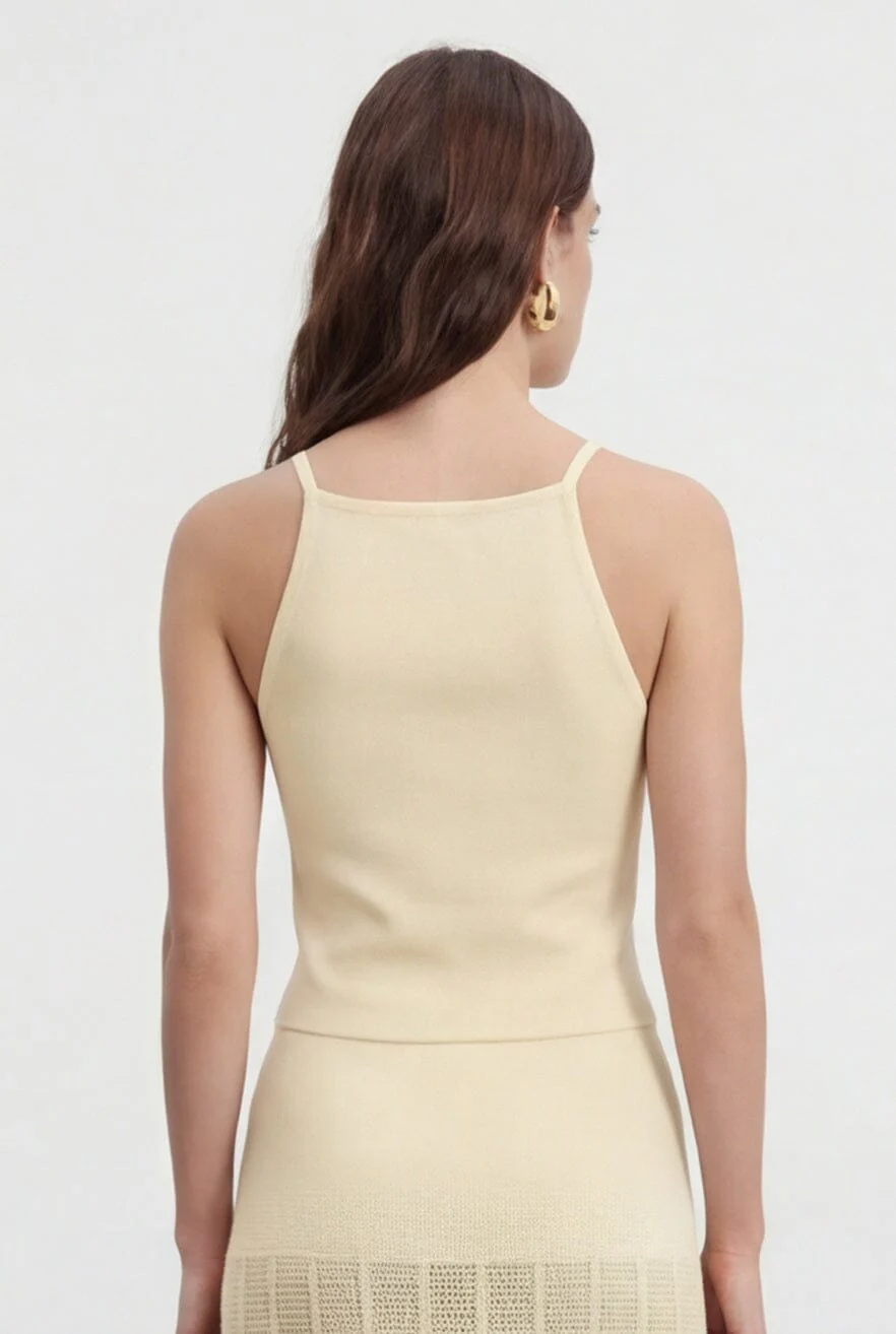 TOP MAILLE - CHARLEY - CREME - Image 4