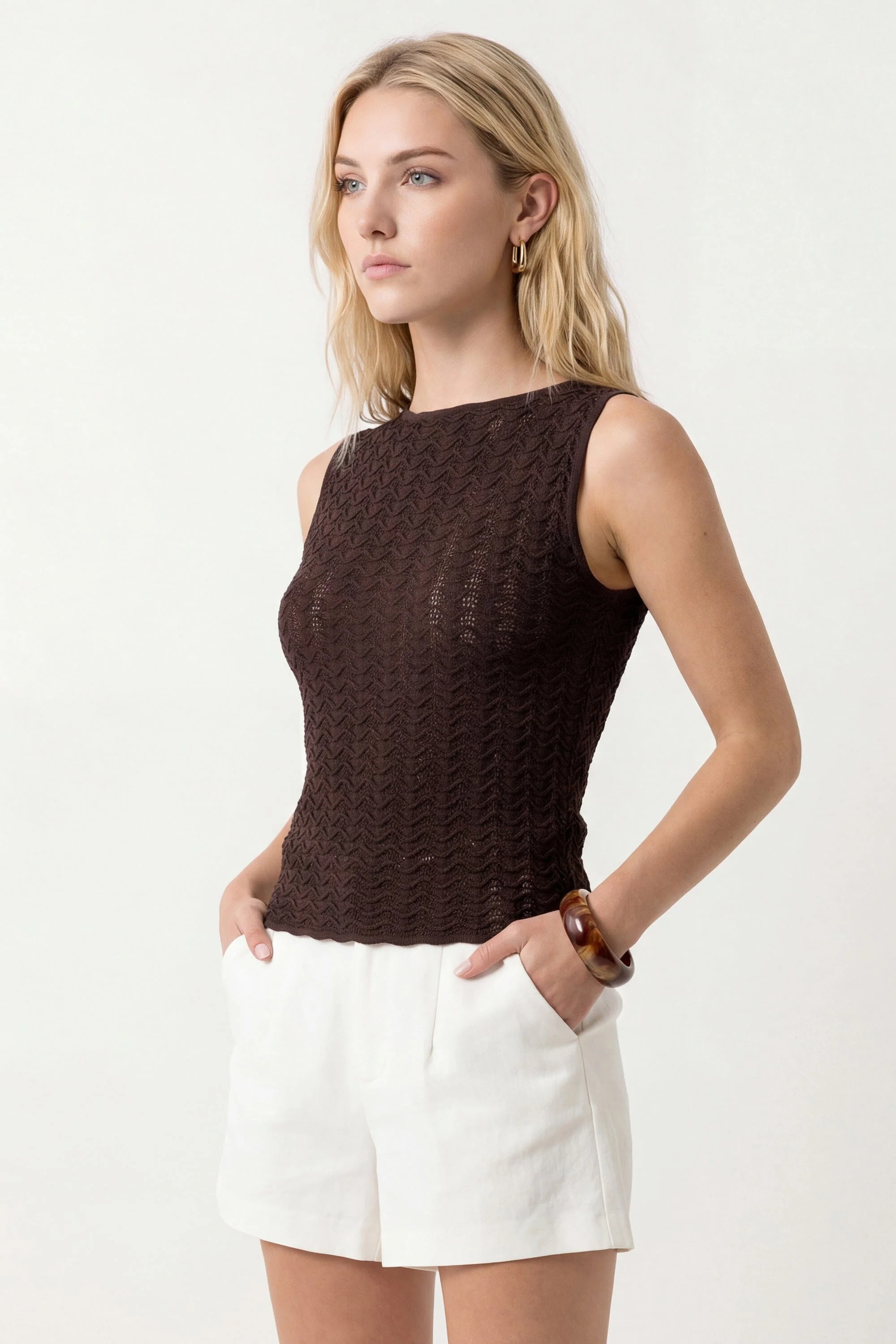TOP - CHLOTILDA - CHOCOLAT - Image 4