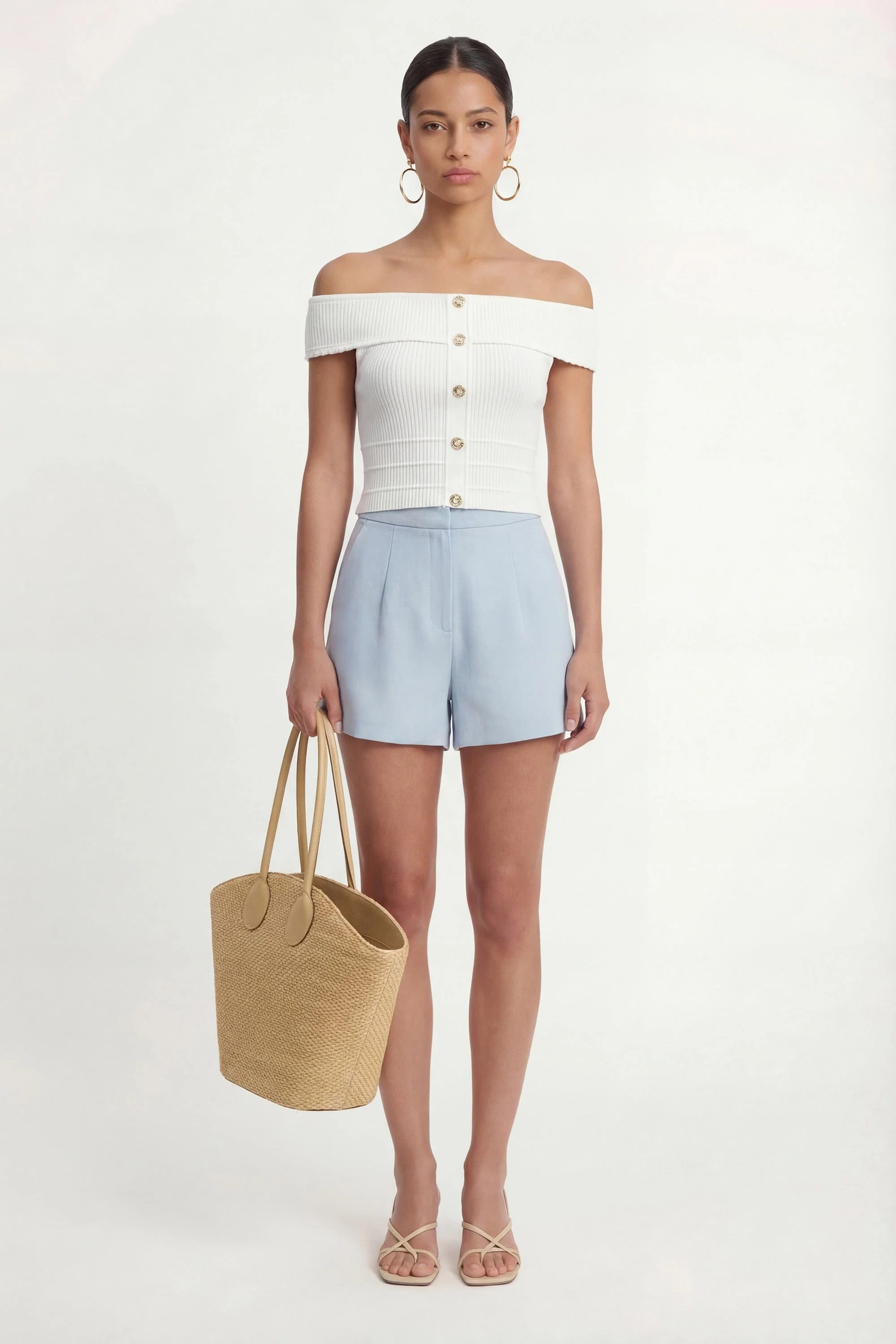 PULL COL BARDOT - CHRISTEN - ECRU