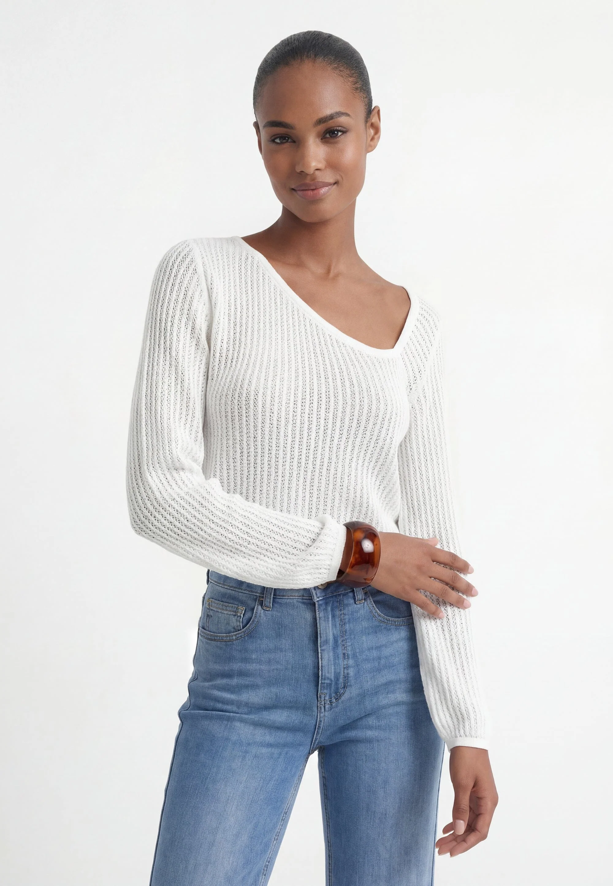 PULL - CLARICE - BLANC