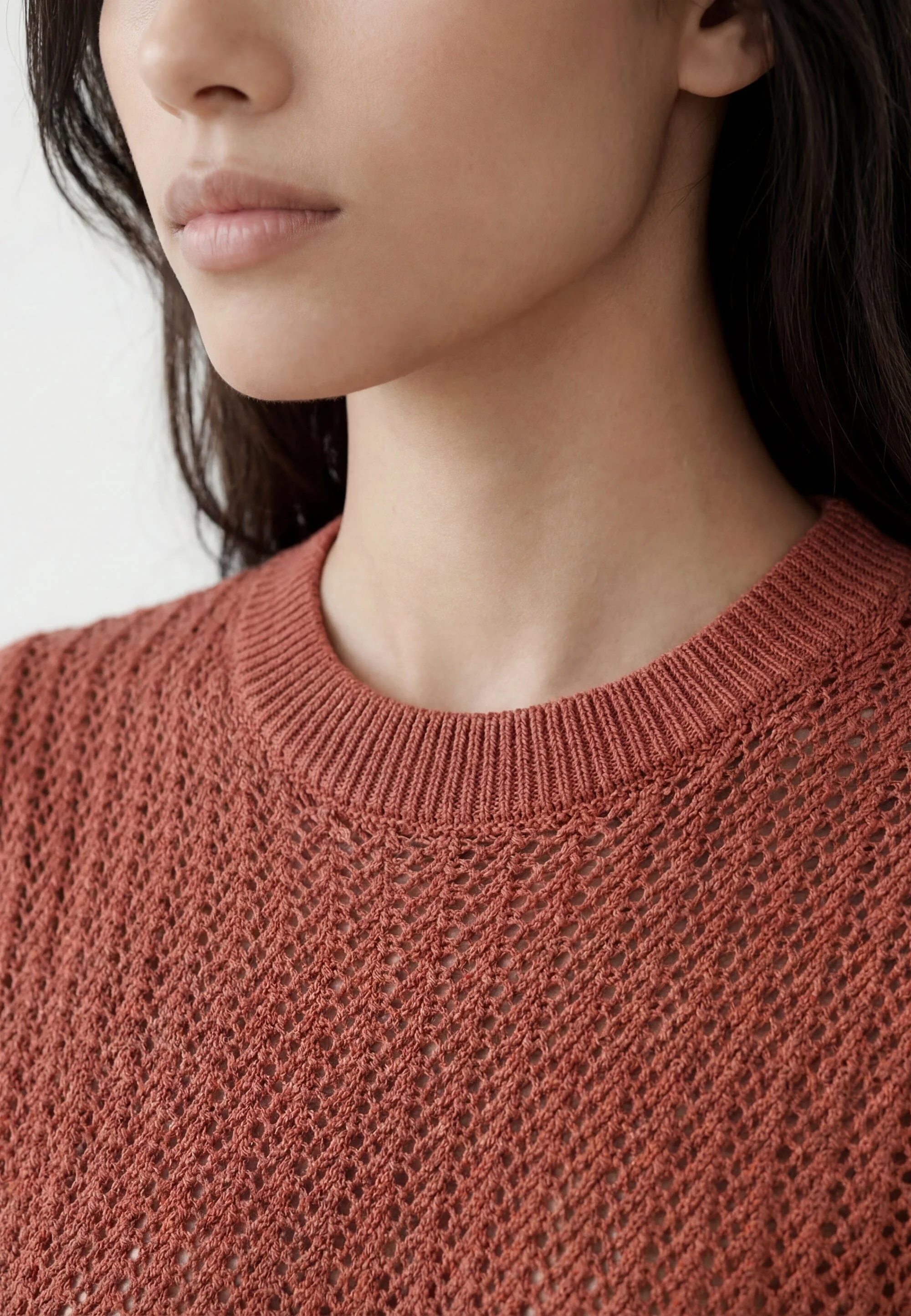 PULL SANS MANCHE - CLOVIS - TERRACOTTA - Image 4