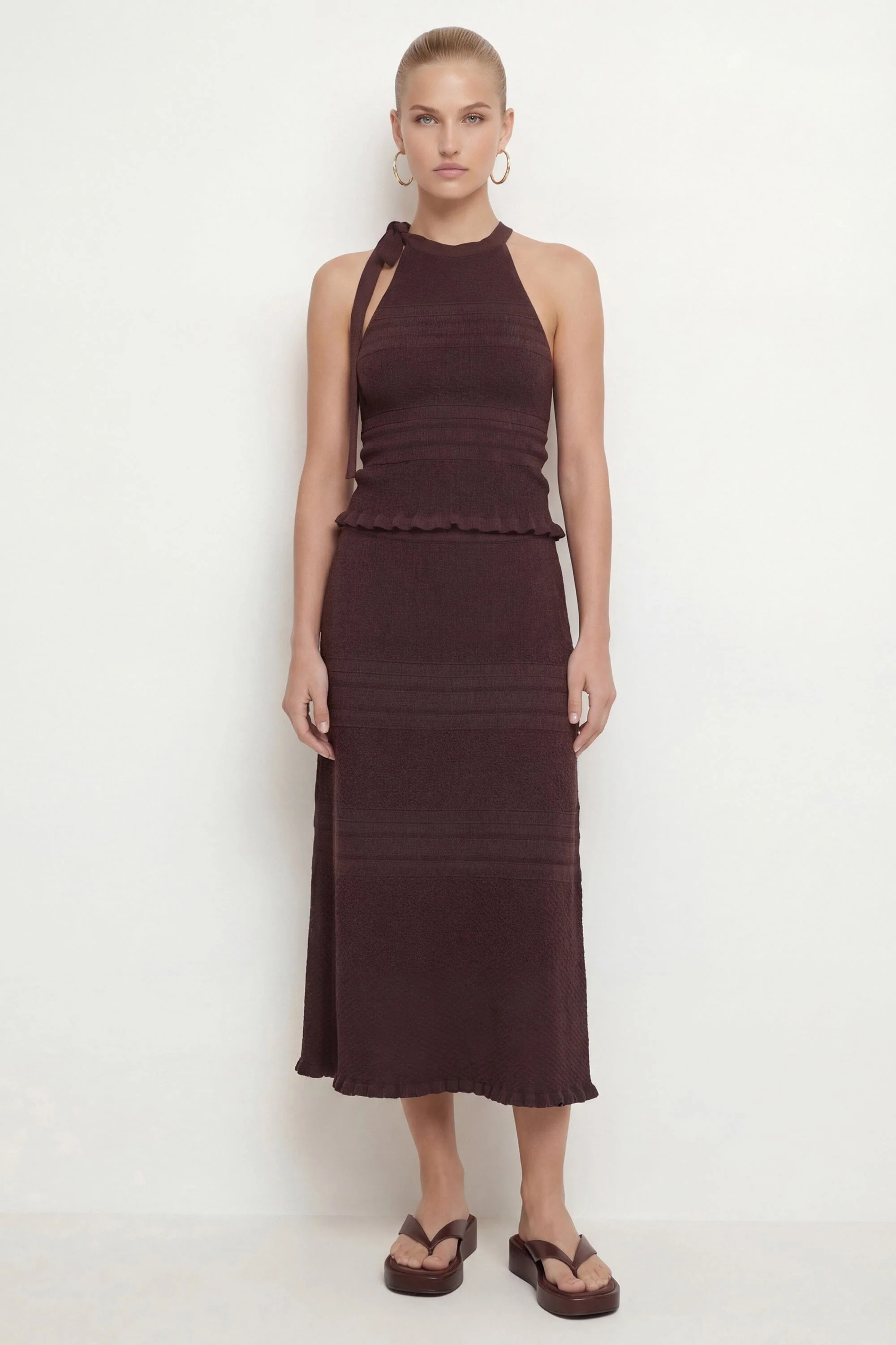 TOP MAILLE - CLYDE - CHOCOLAT - Image 2