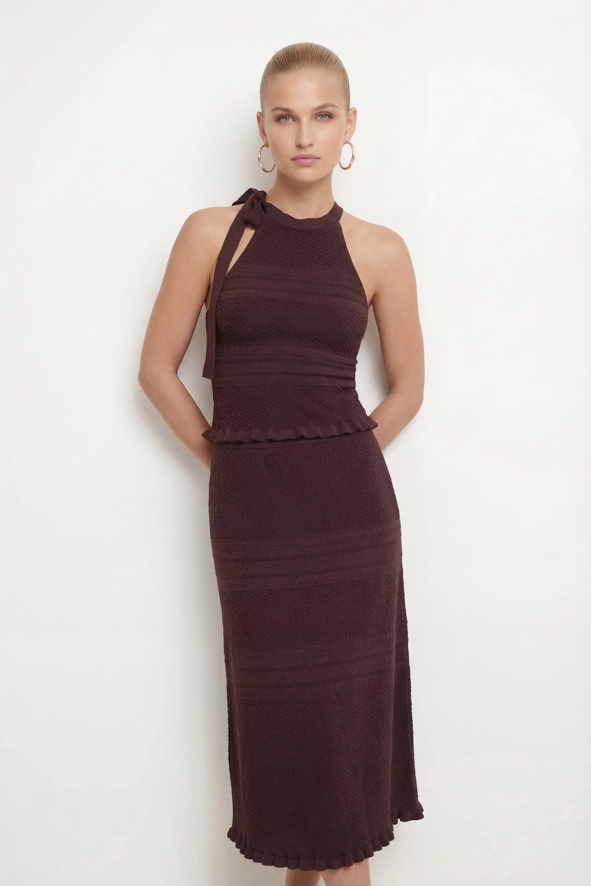 TOP MAILLE - CLYDE - CHOCOLAT - Image 4