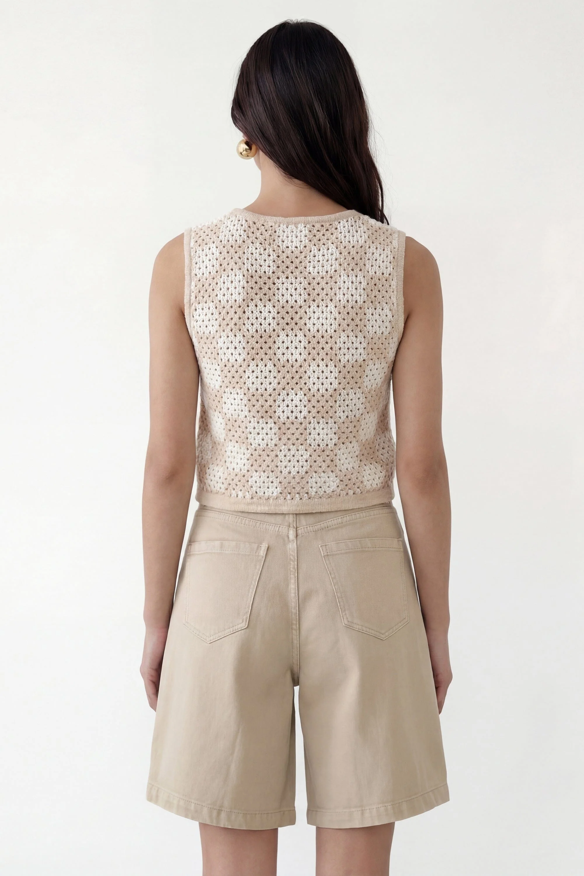 PULL SANS MANCHES - COLETT - CREME - Image 7