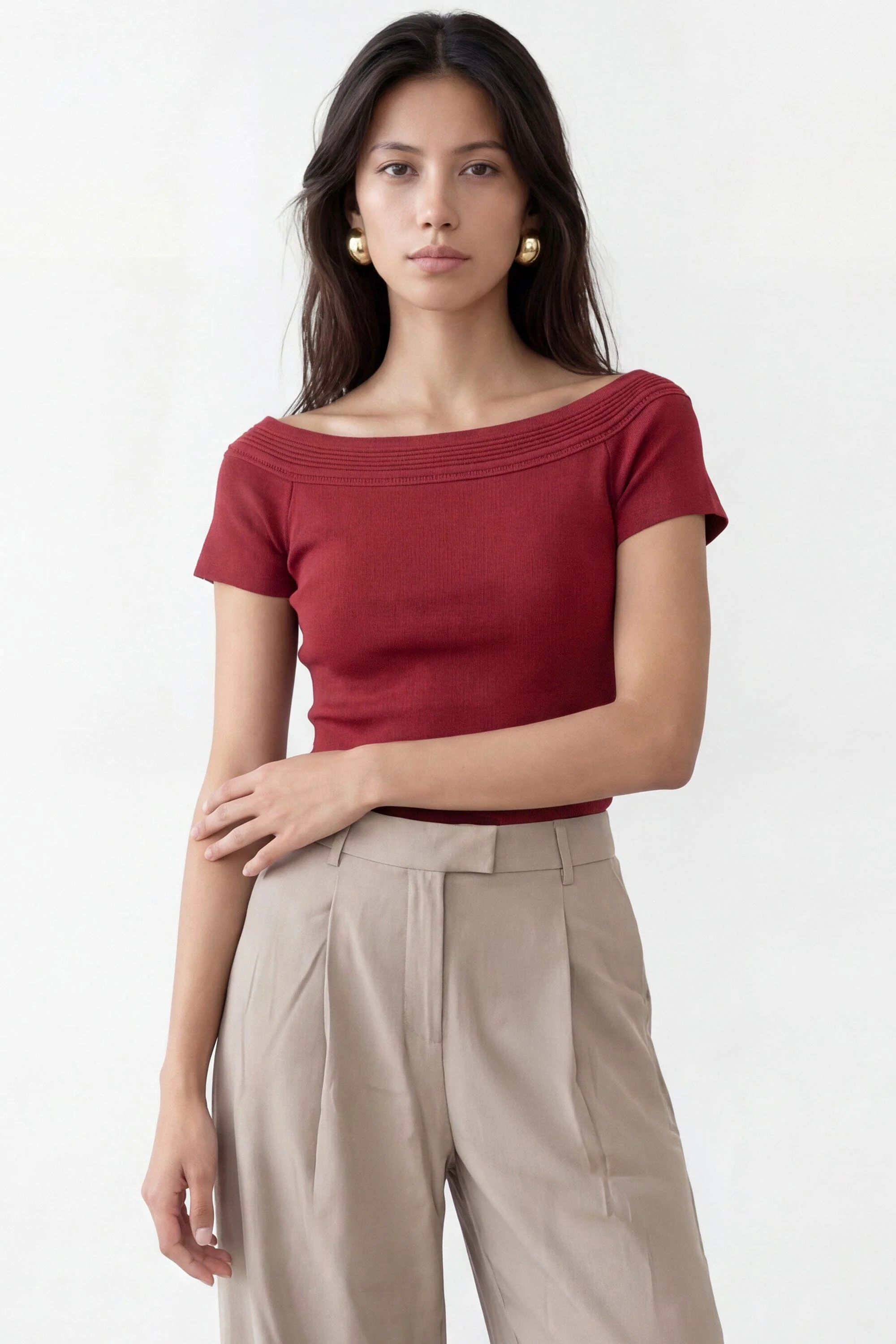 PULL - CRISTINA - TERRACOTTA